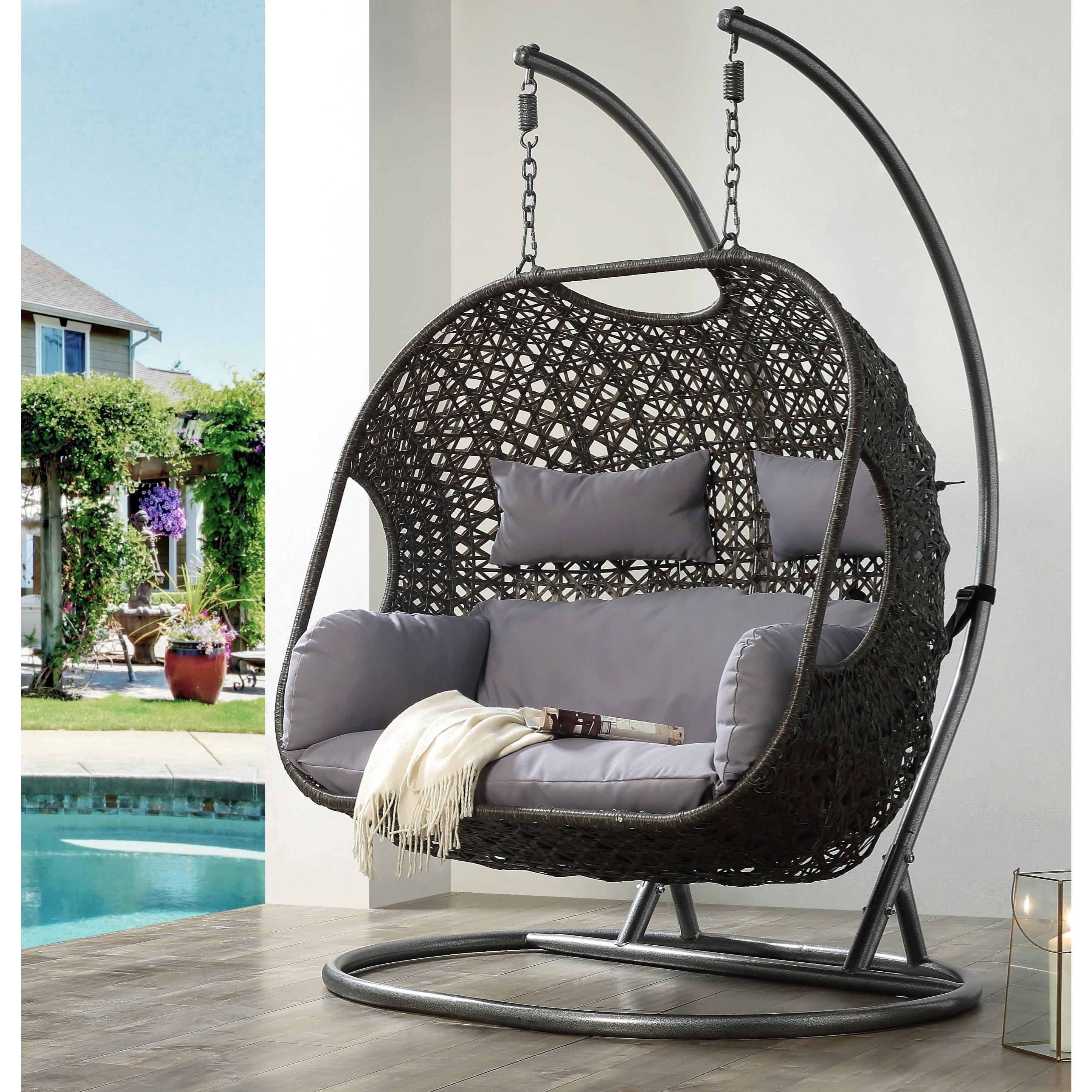Swing chair store with stand
