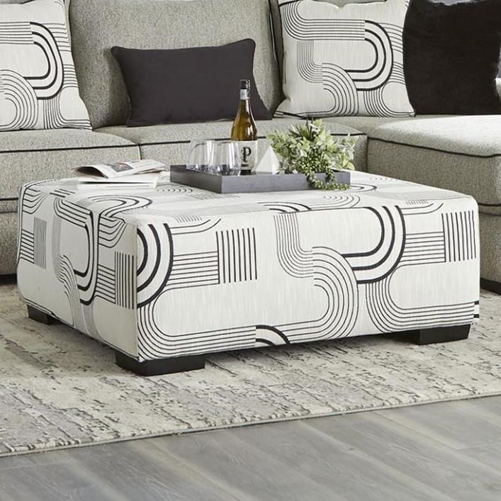 Contemporary shop cocktail ottoman