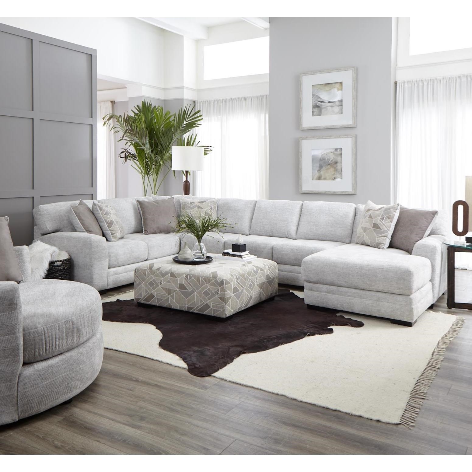Transitional sectional best sale sofa
