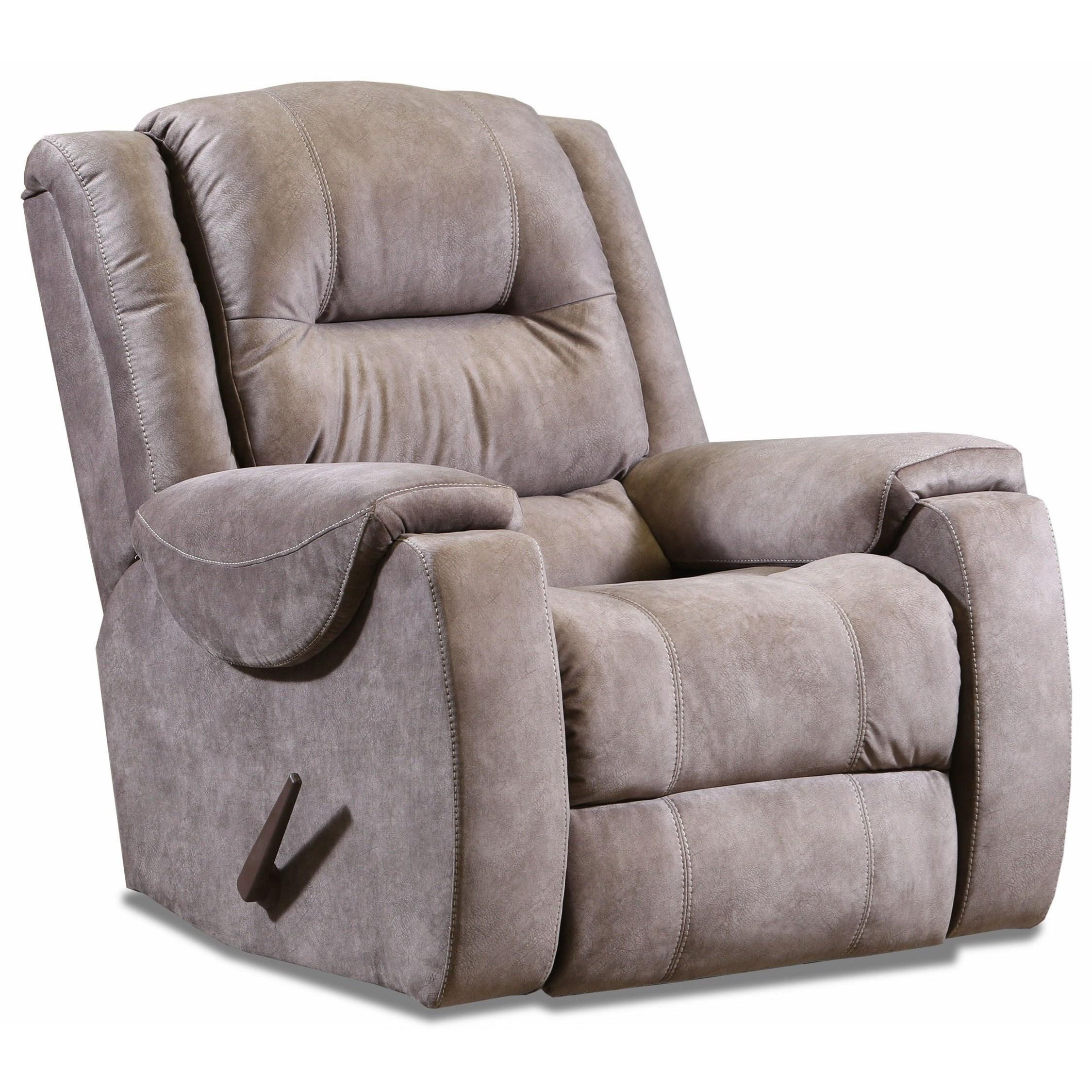 Peak Living 2609 2609 2207 Casual Recliner with Pillow Arms Prime Brothers Furniture Recliners
