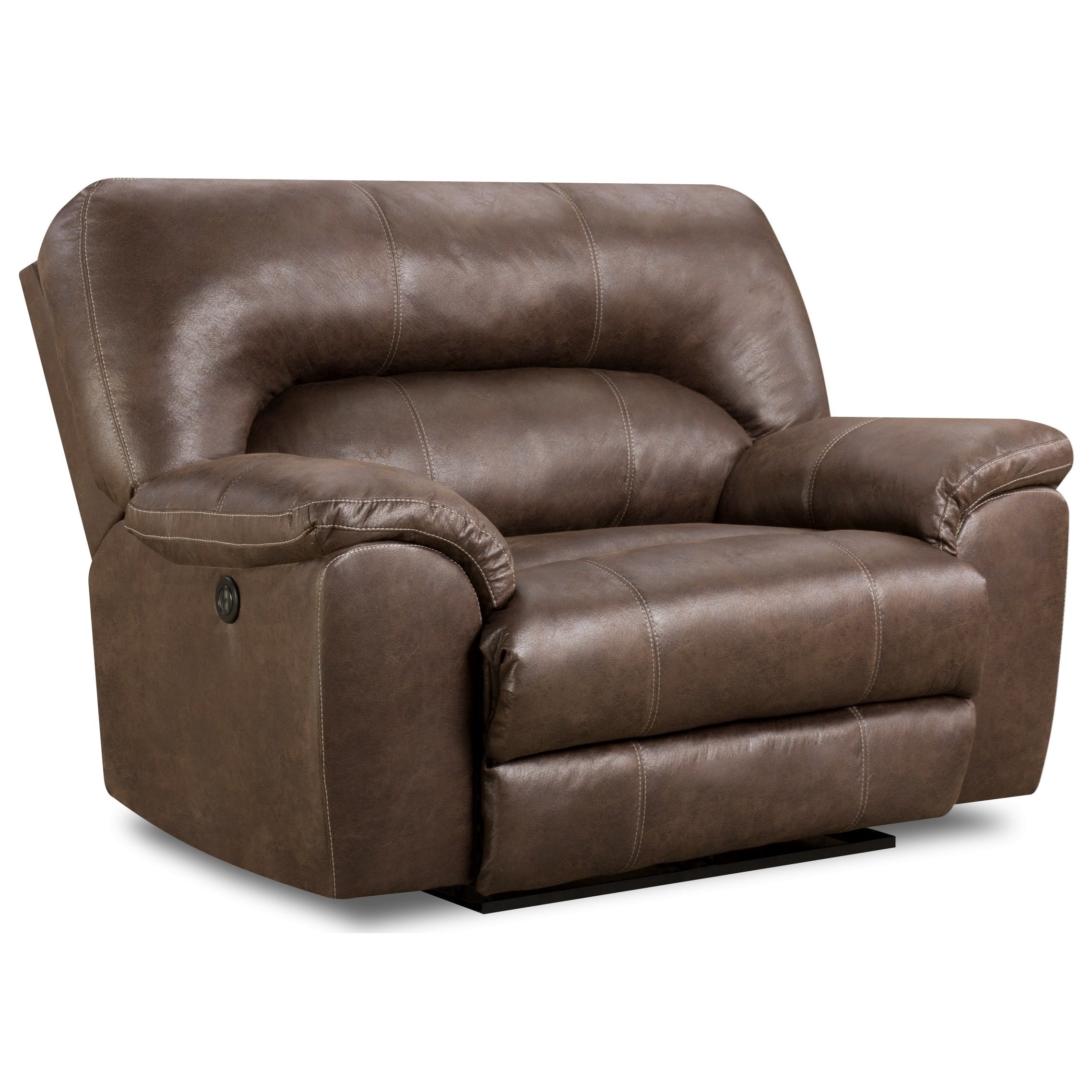 Peak Living 7409 7409 8590 Casual Recliner with Wide Seat Prime Brothers Furniture Recliners