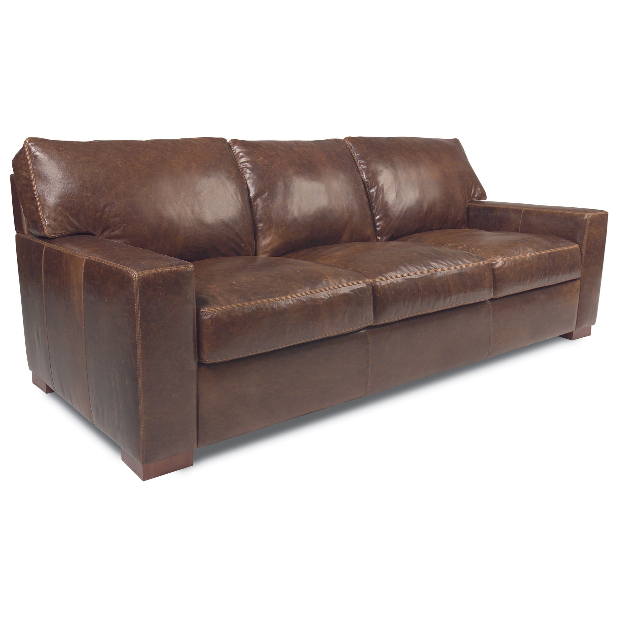 American Leather Danford LRLAHDANS03S Contemporary Sofa with Deep Seats