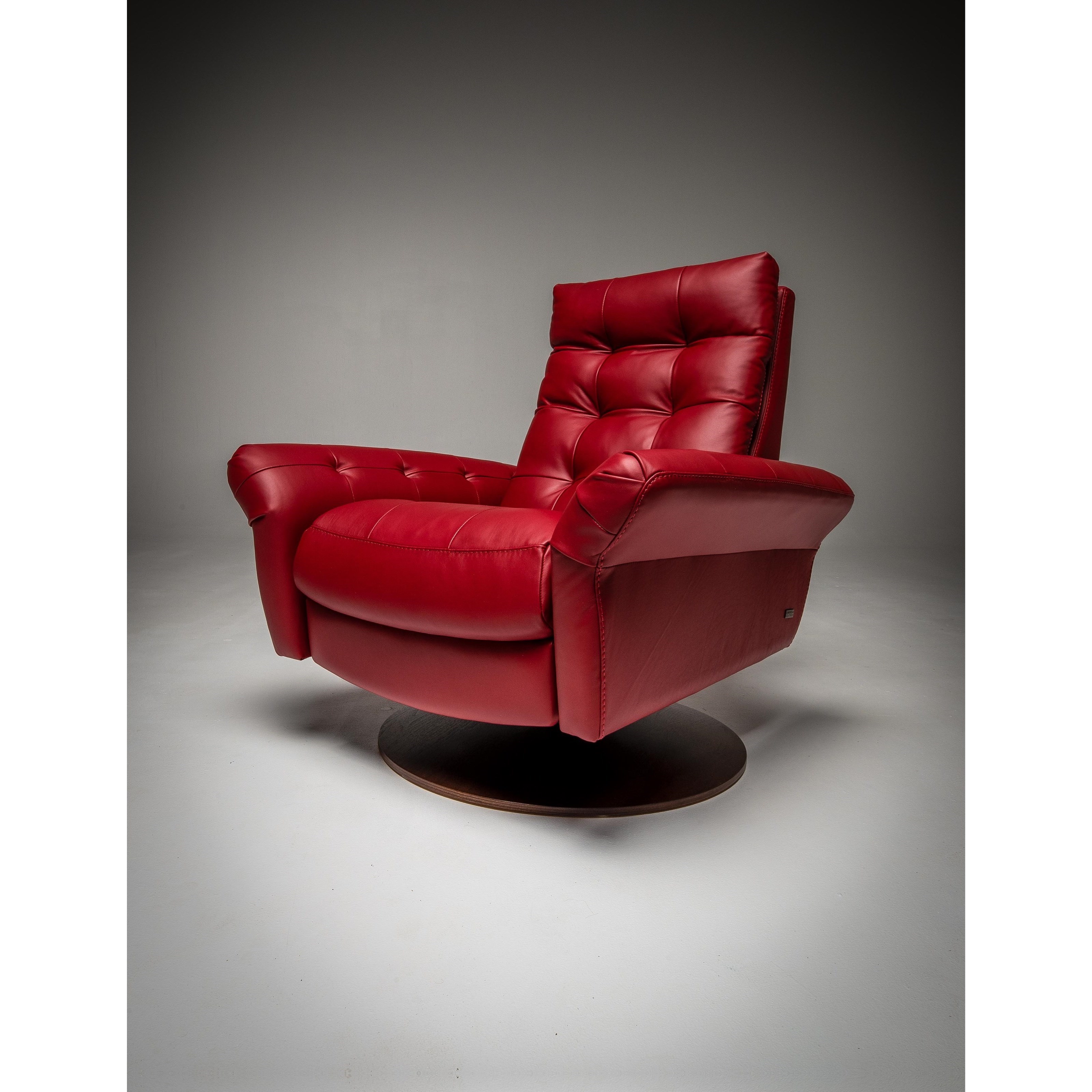 American Leather Pileus PLS CHR XL European Style Fully Adjustable Swivel Glider Recliner Extra Large Size Williams Kay High Leg Recliners