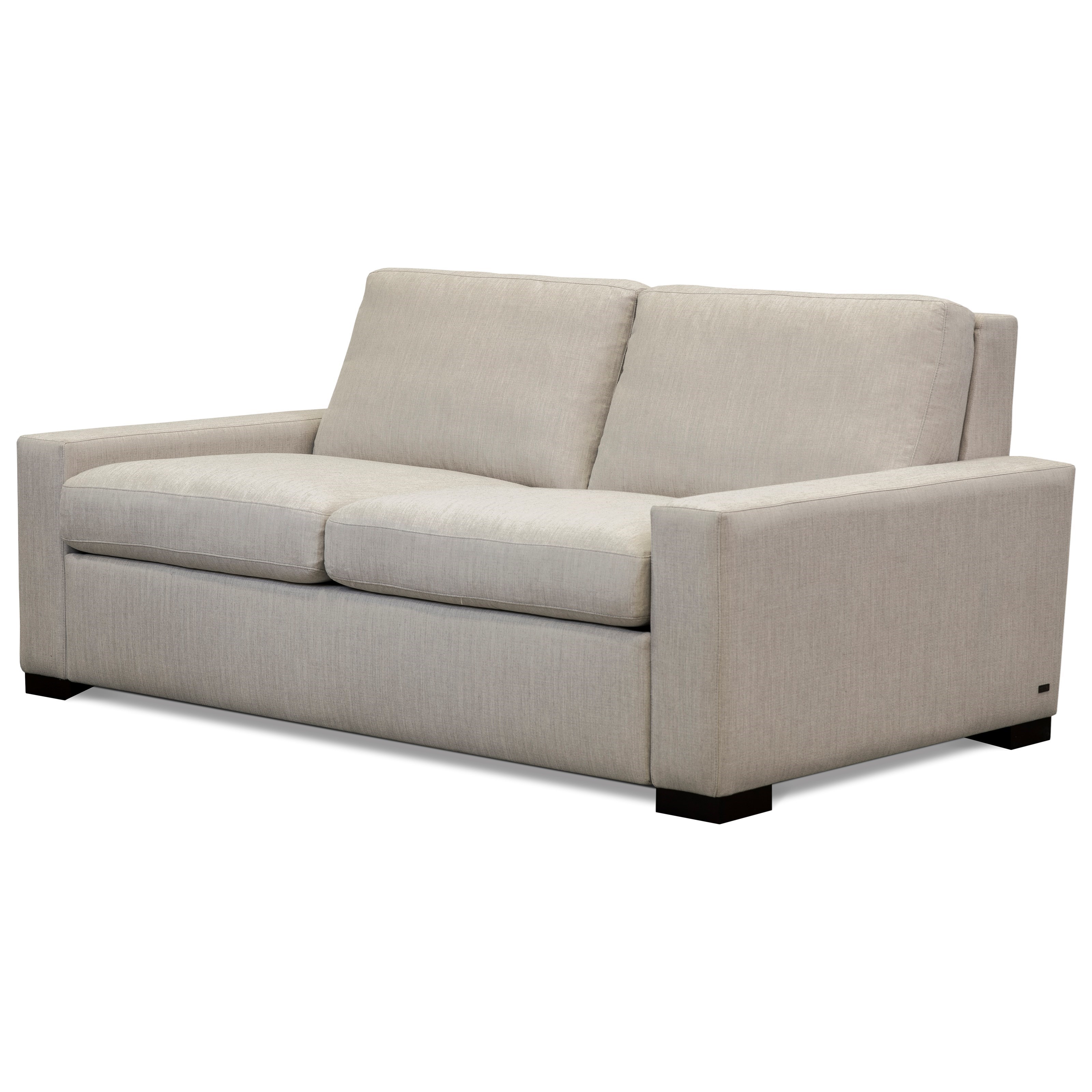 American Leather Rogue RGE SO2 QS Contemporary Queen Comfort Sleeper Sofa with Exposed Wood Trim Jacksonville Furniture Mart Sleeper Sofas