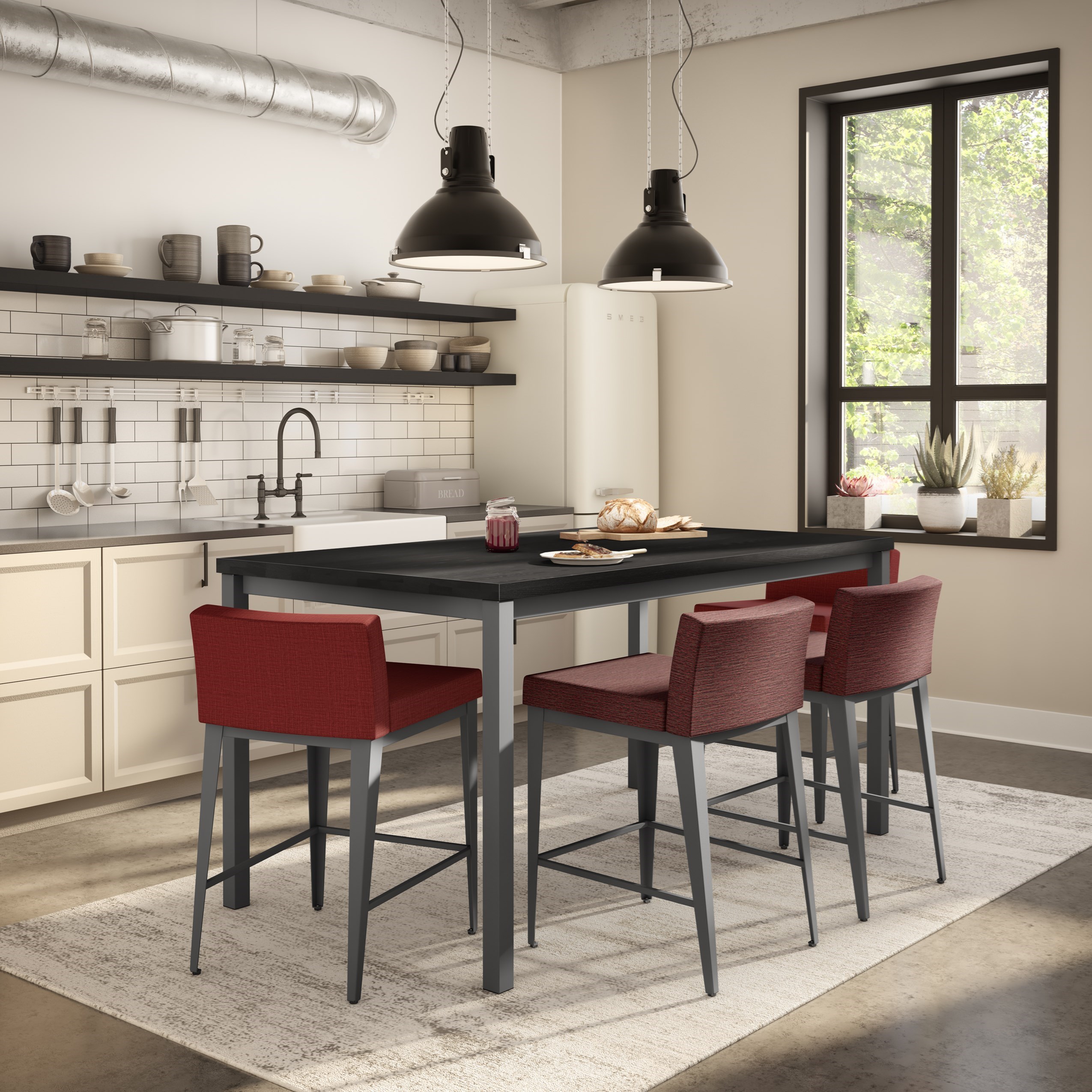 Amisco ethan counter hot sale stool