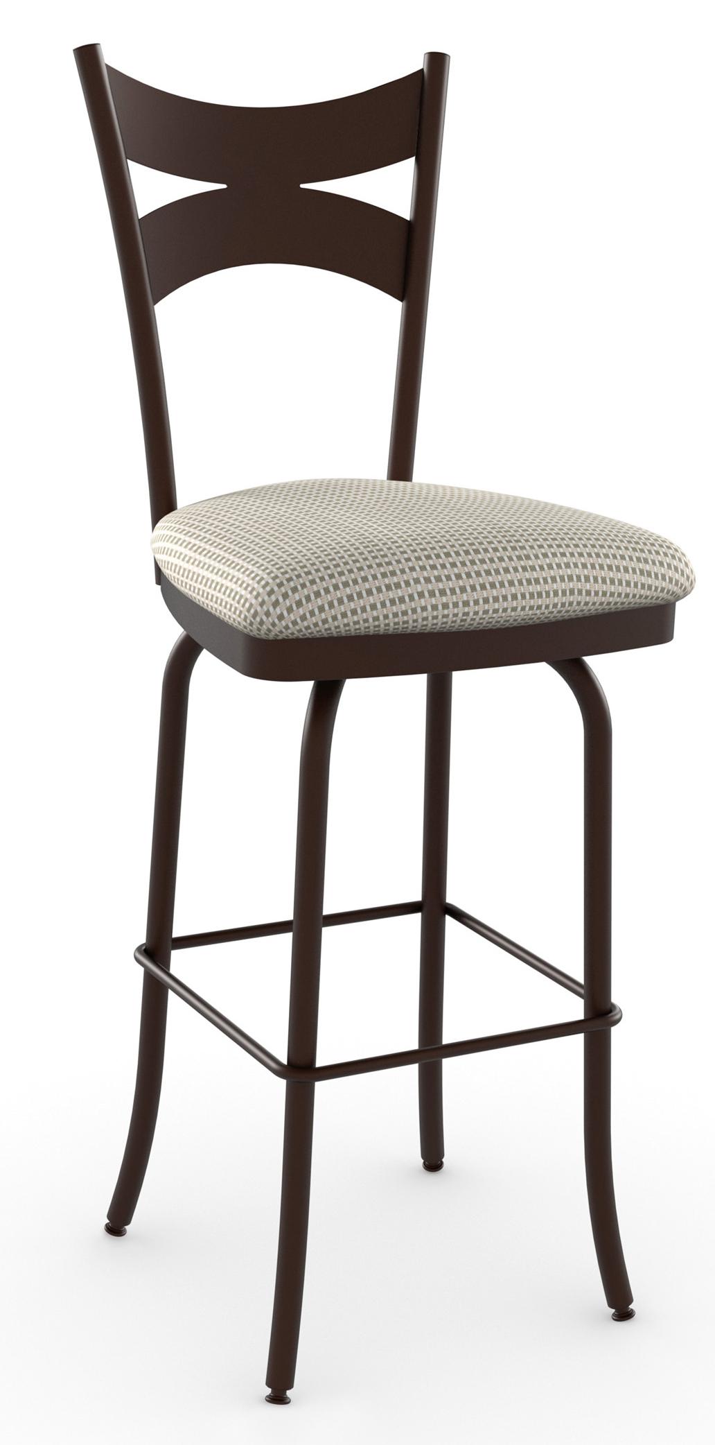 Spectator height bar stools top