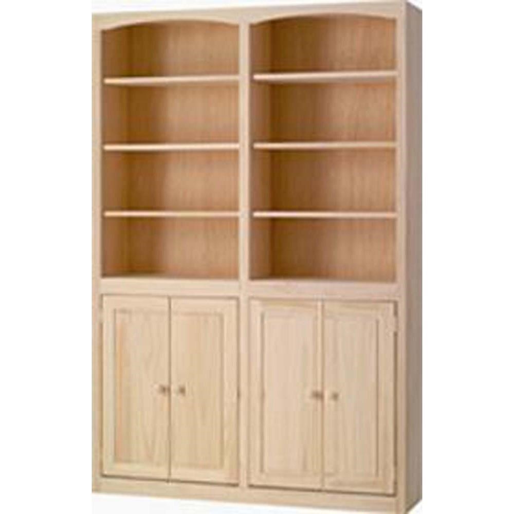 Unpainted sales wood bookcases