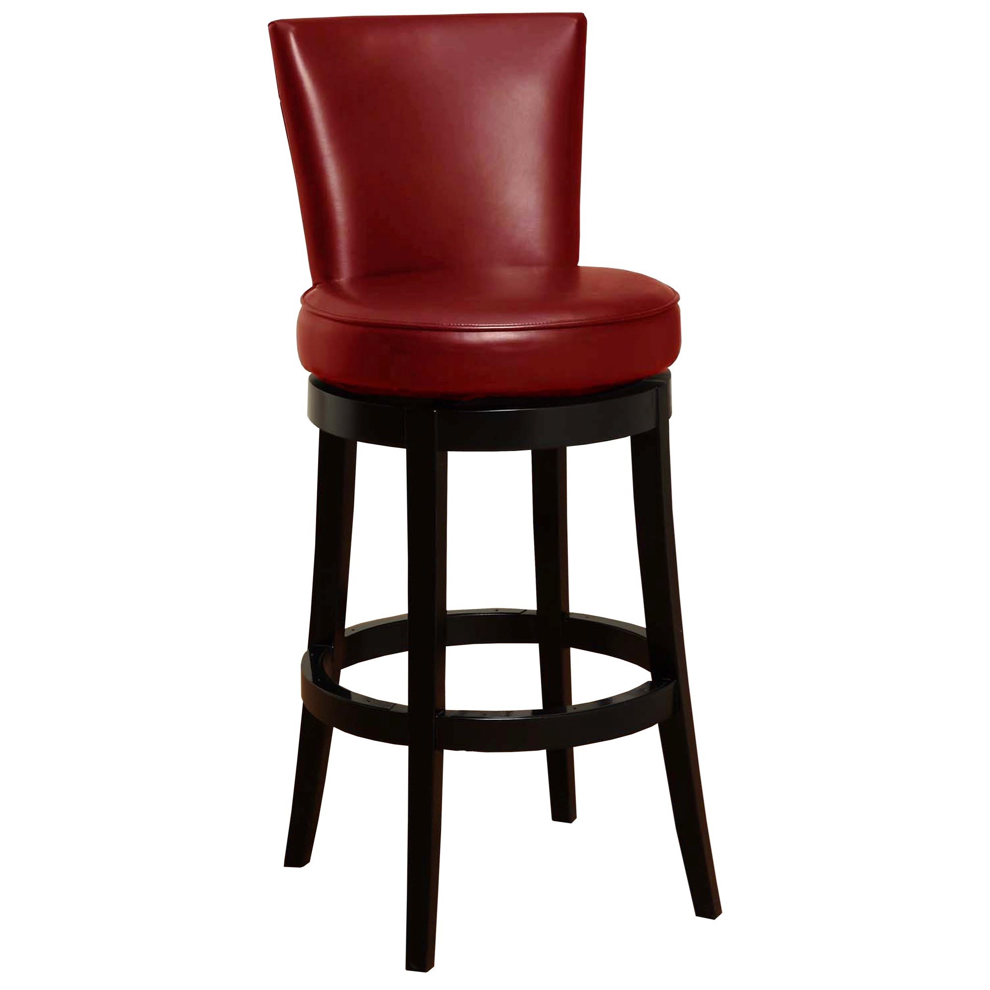 Red swivel 2025 bar stool
