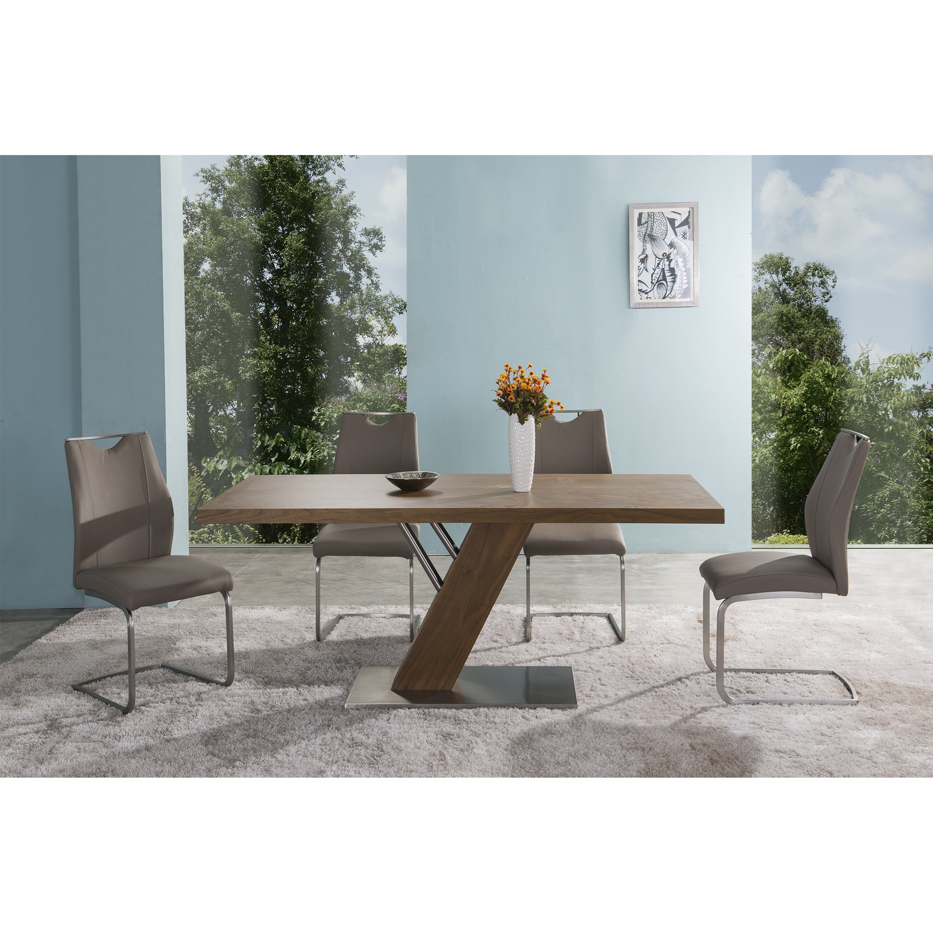 Contemporary top side chairs