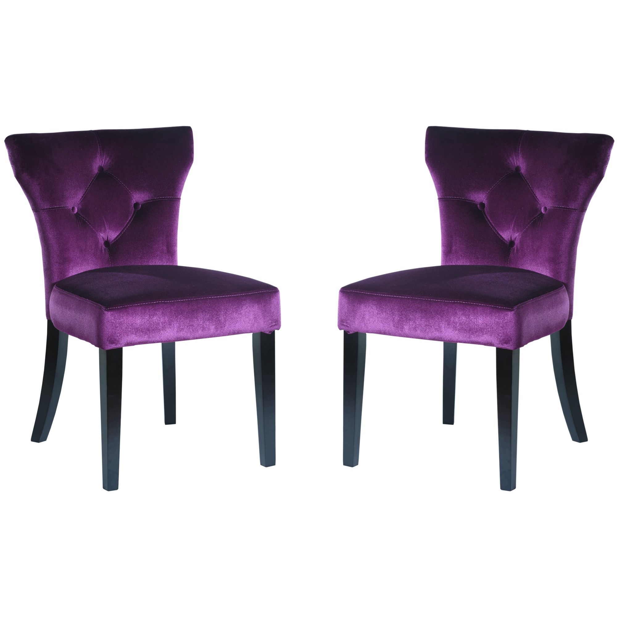 Plum velvet dining chairs store