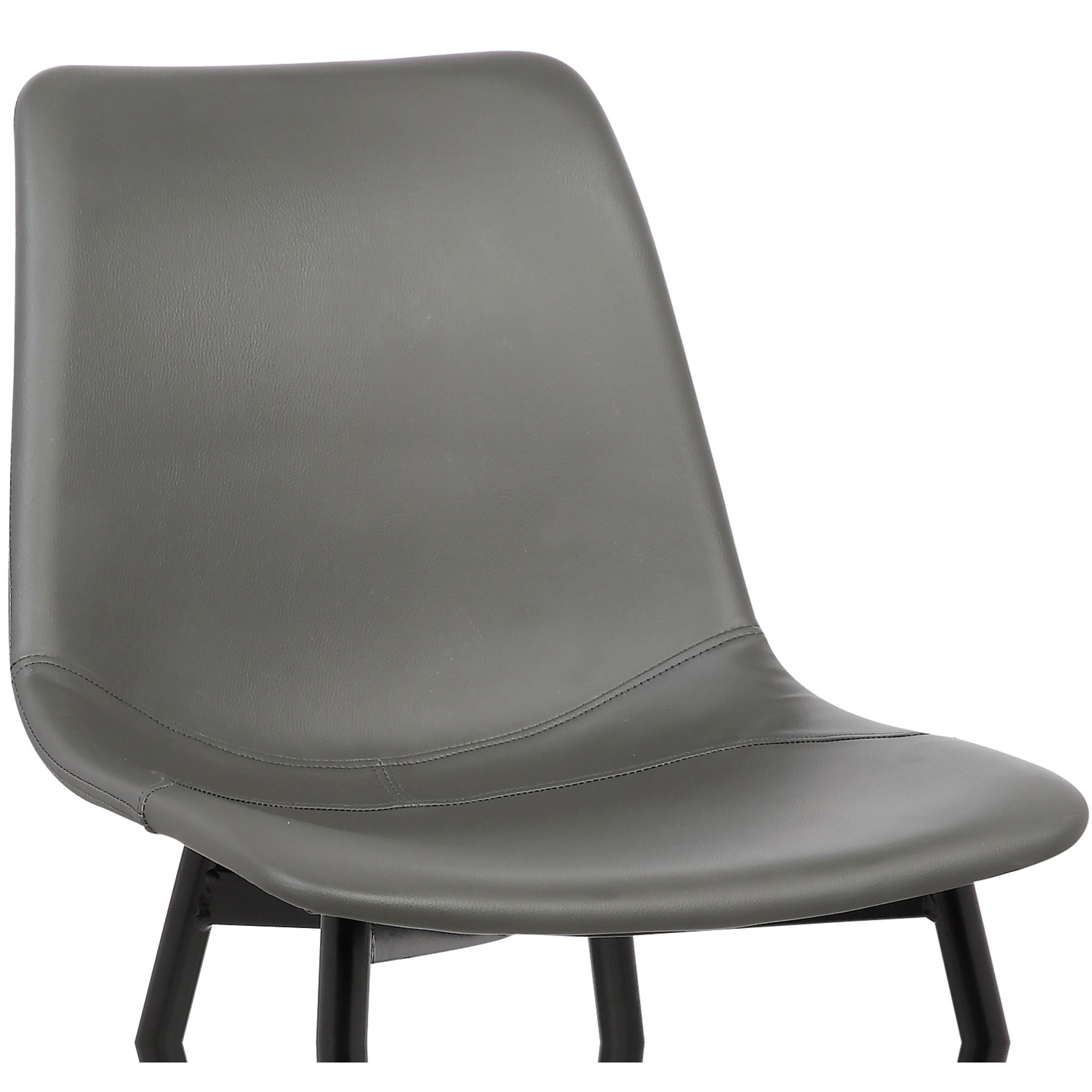Armen Living Monte LCMOCHGREY Contemporary Dining Chair in Gray