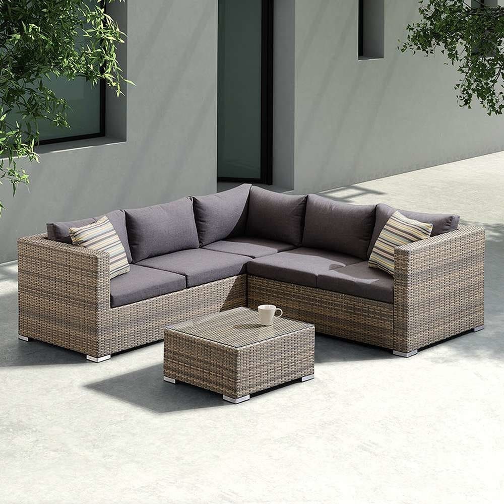 3 piece rattan sale sectional
