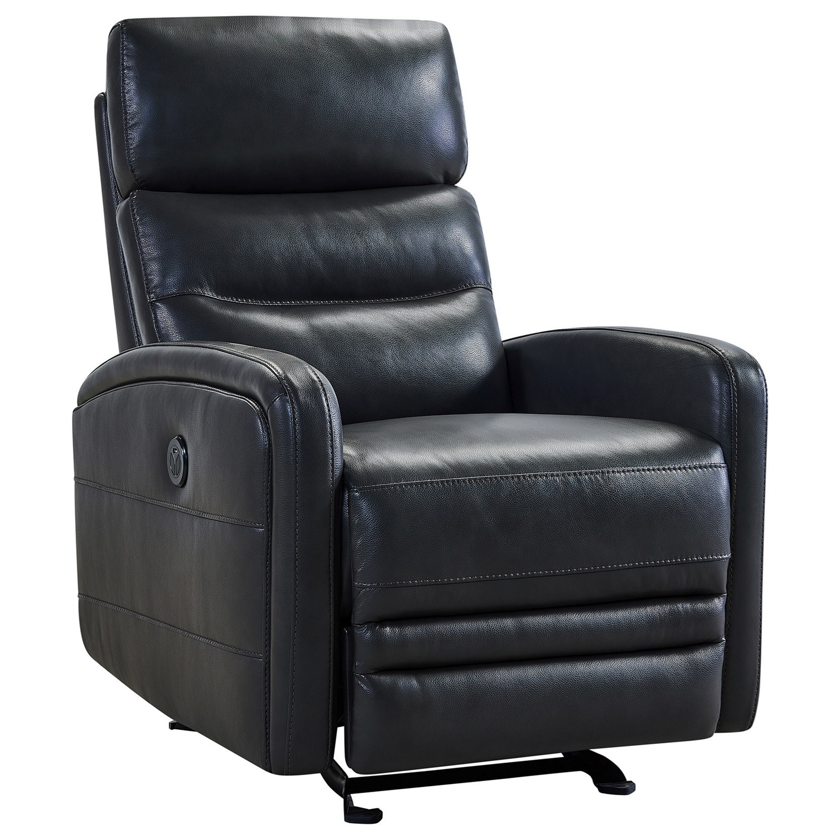 Genuine leather power recliner clearance