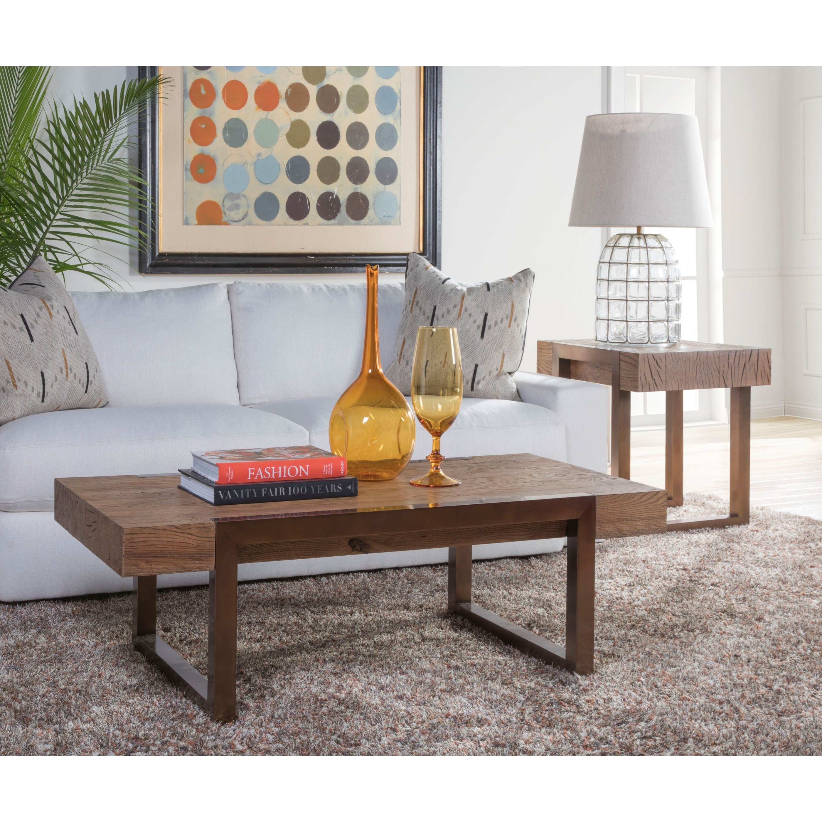 Modern rustic end hotsell tables