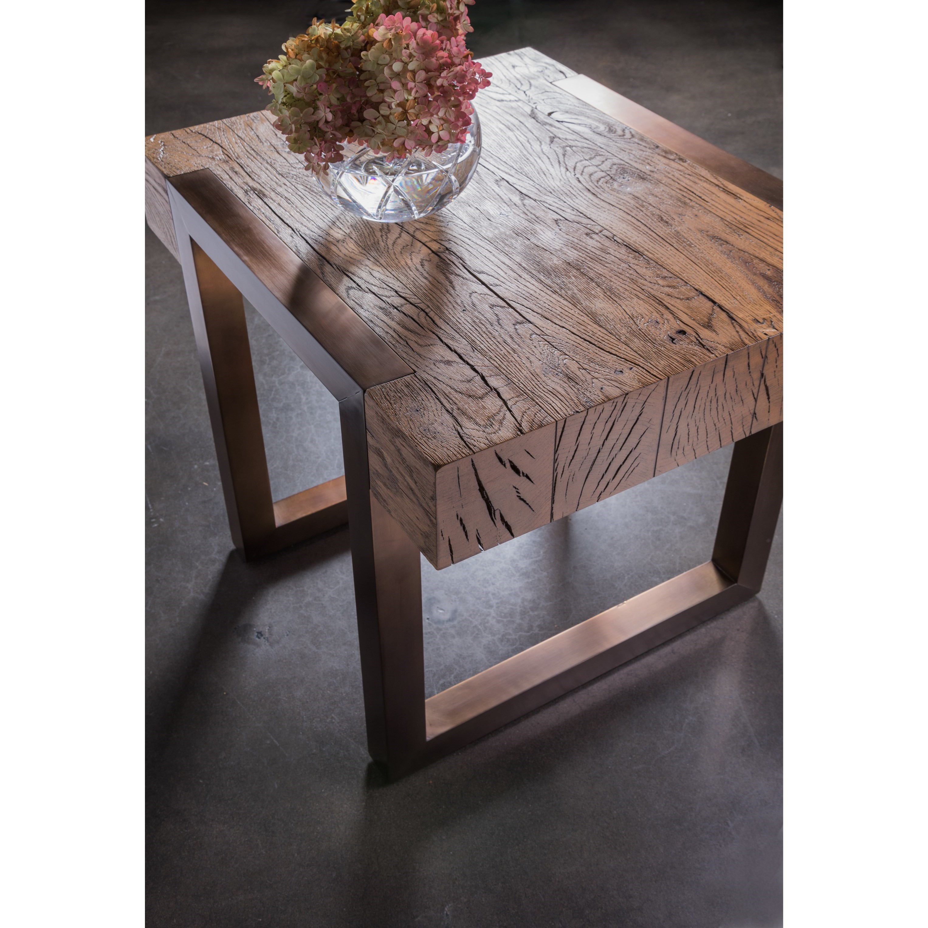 Modern rustic clearance end tables