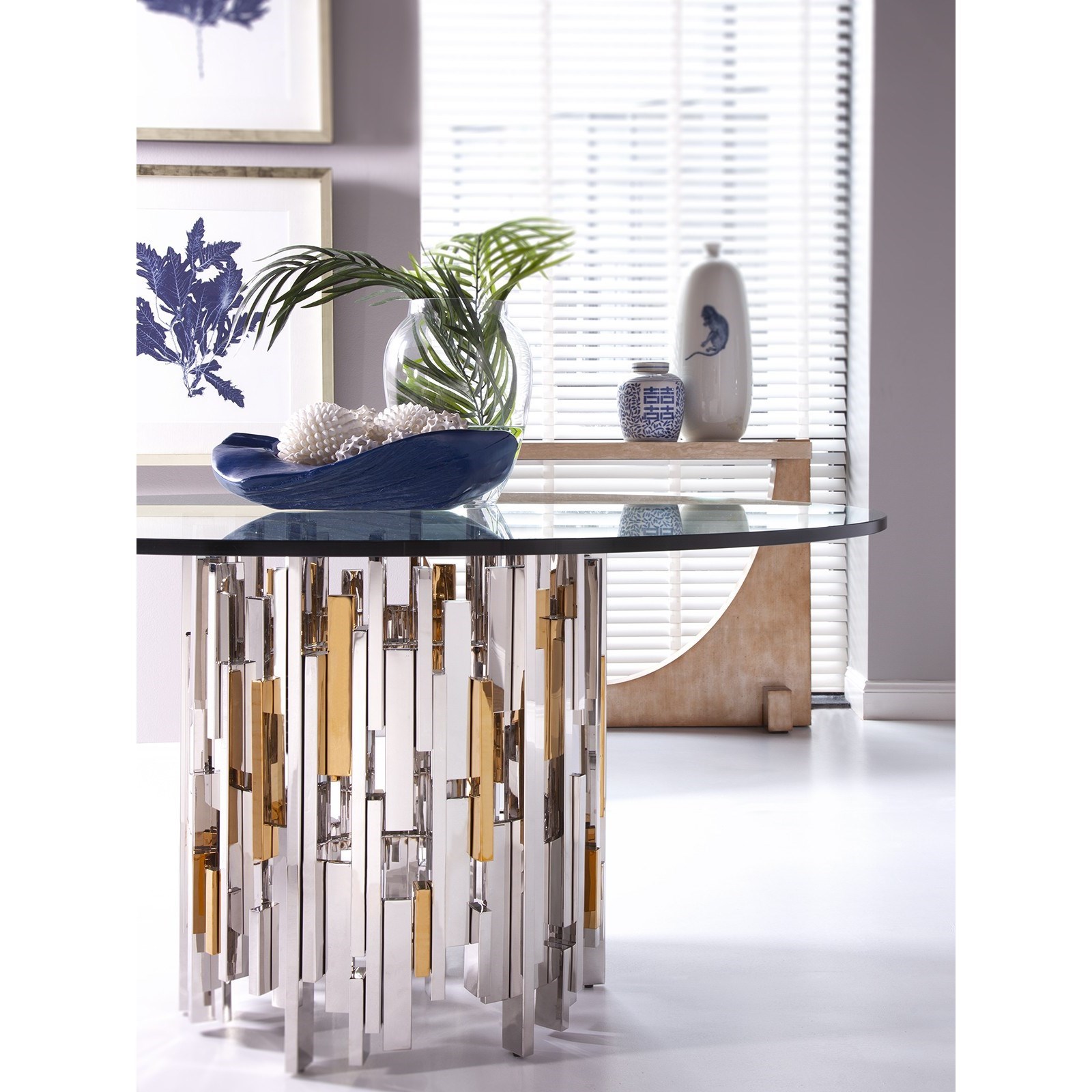 60 inch glass outlet top dining table