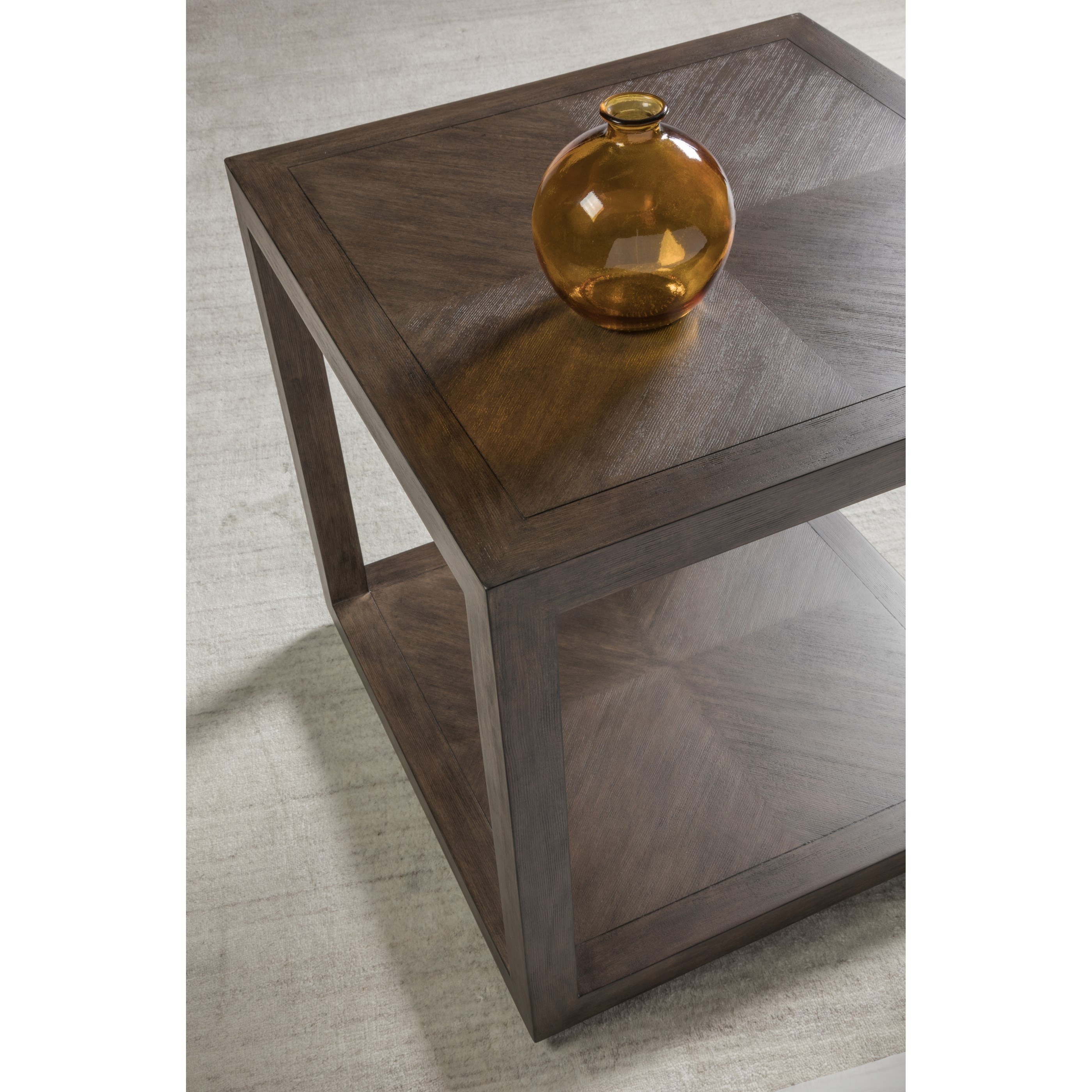 Oversized square store end table