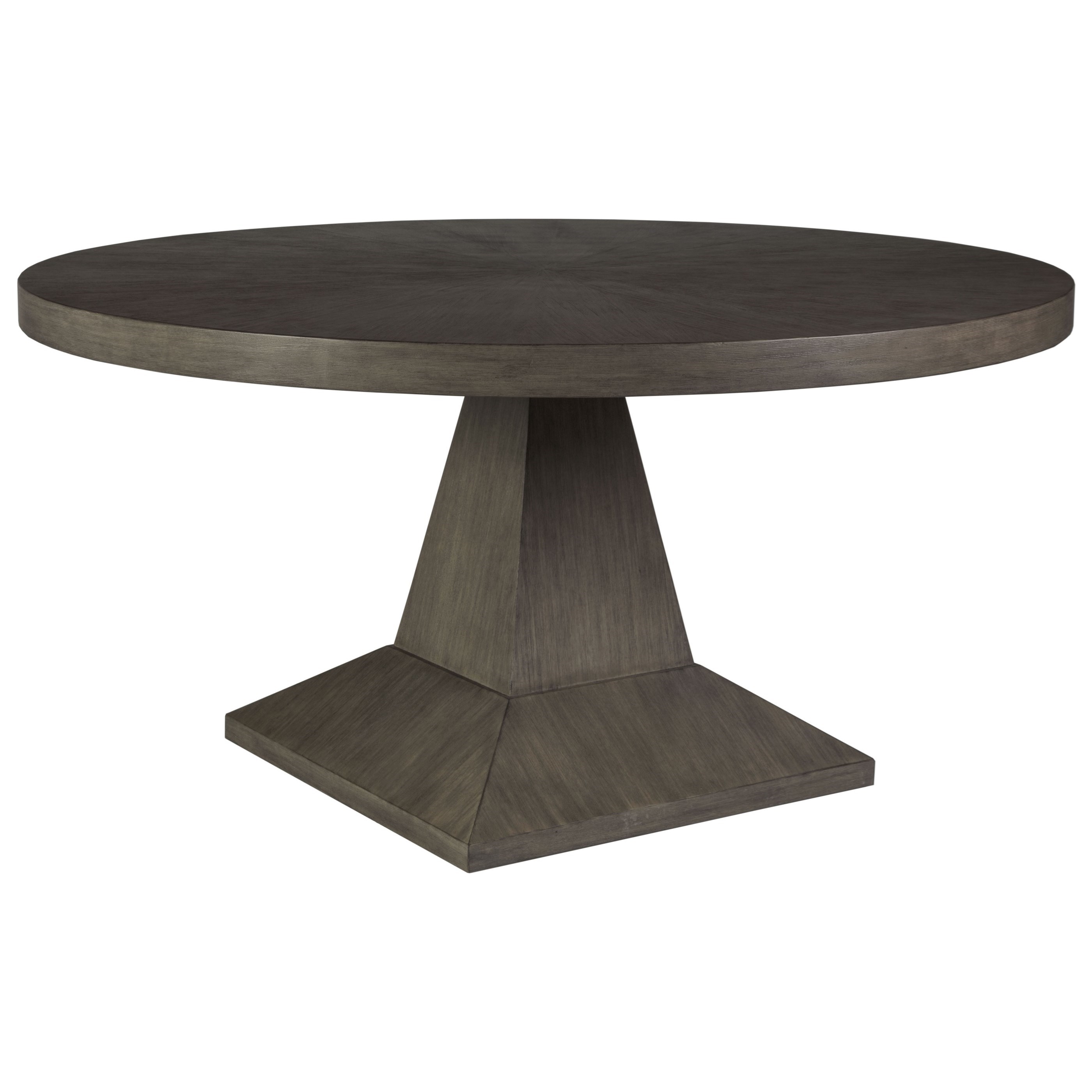 Contemporary round wood dining table sale