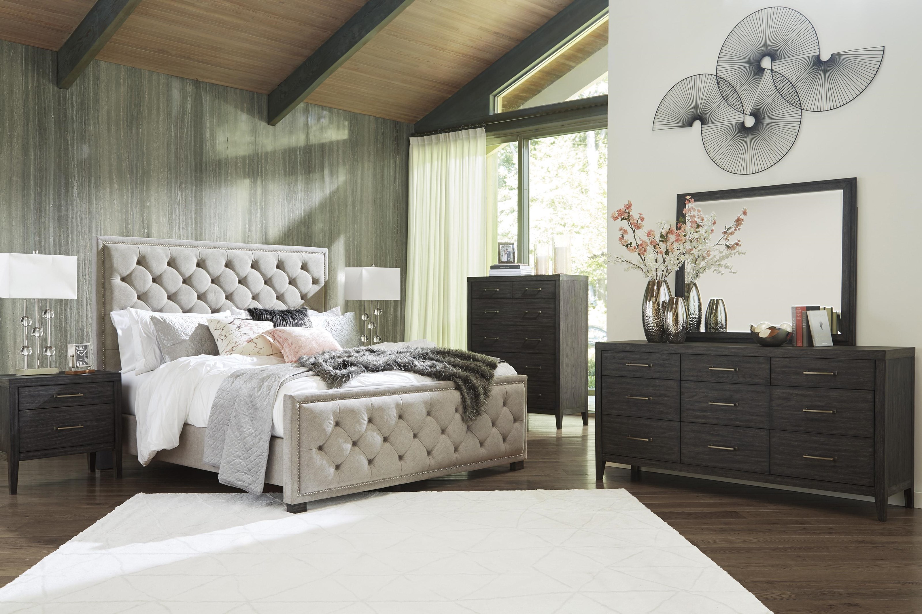 Ashley furniture 7 piece sales bedroom set