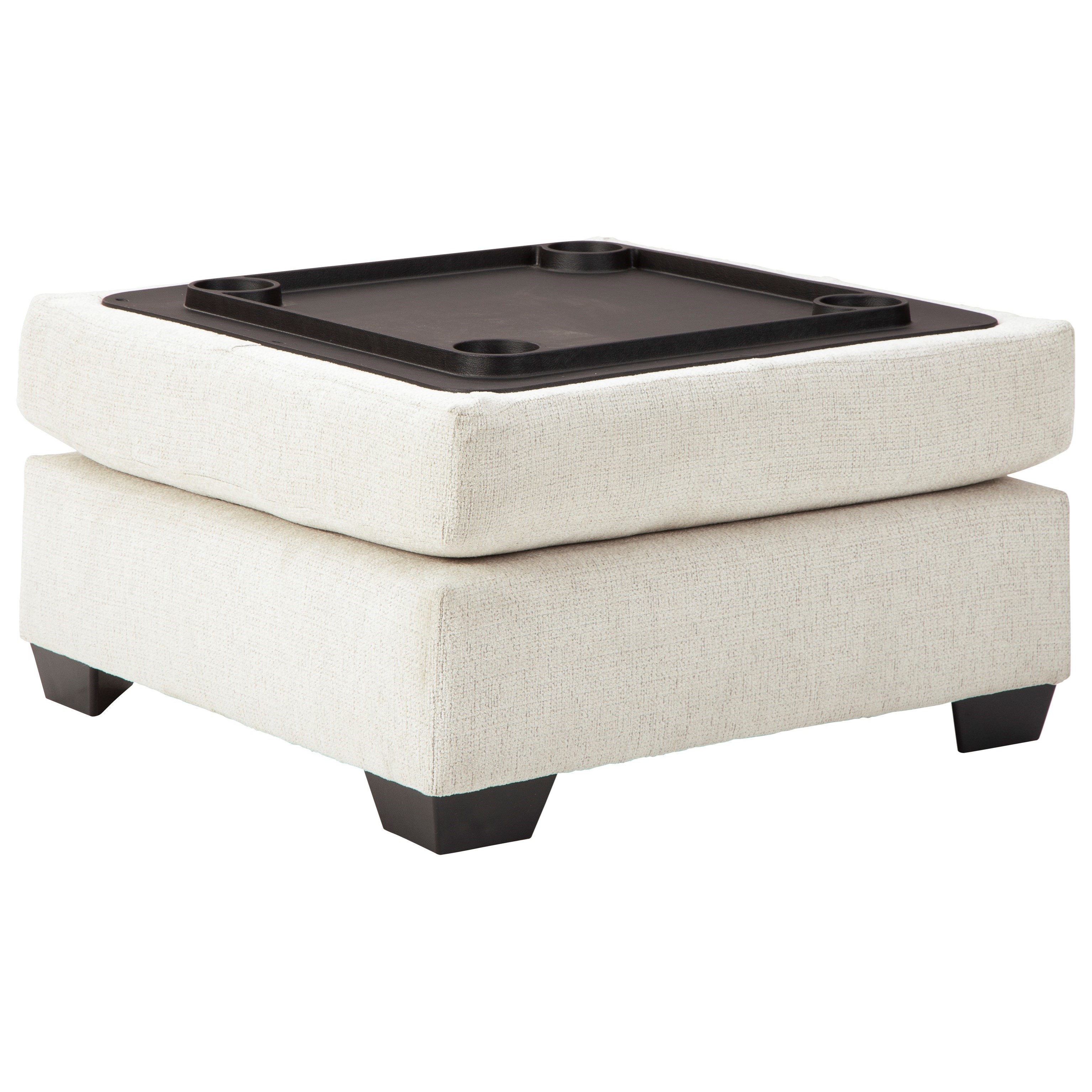 Ottoman with shop reversible top
