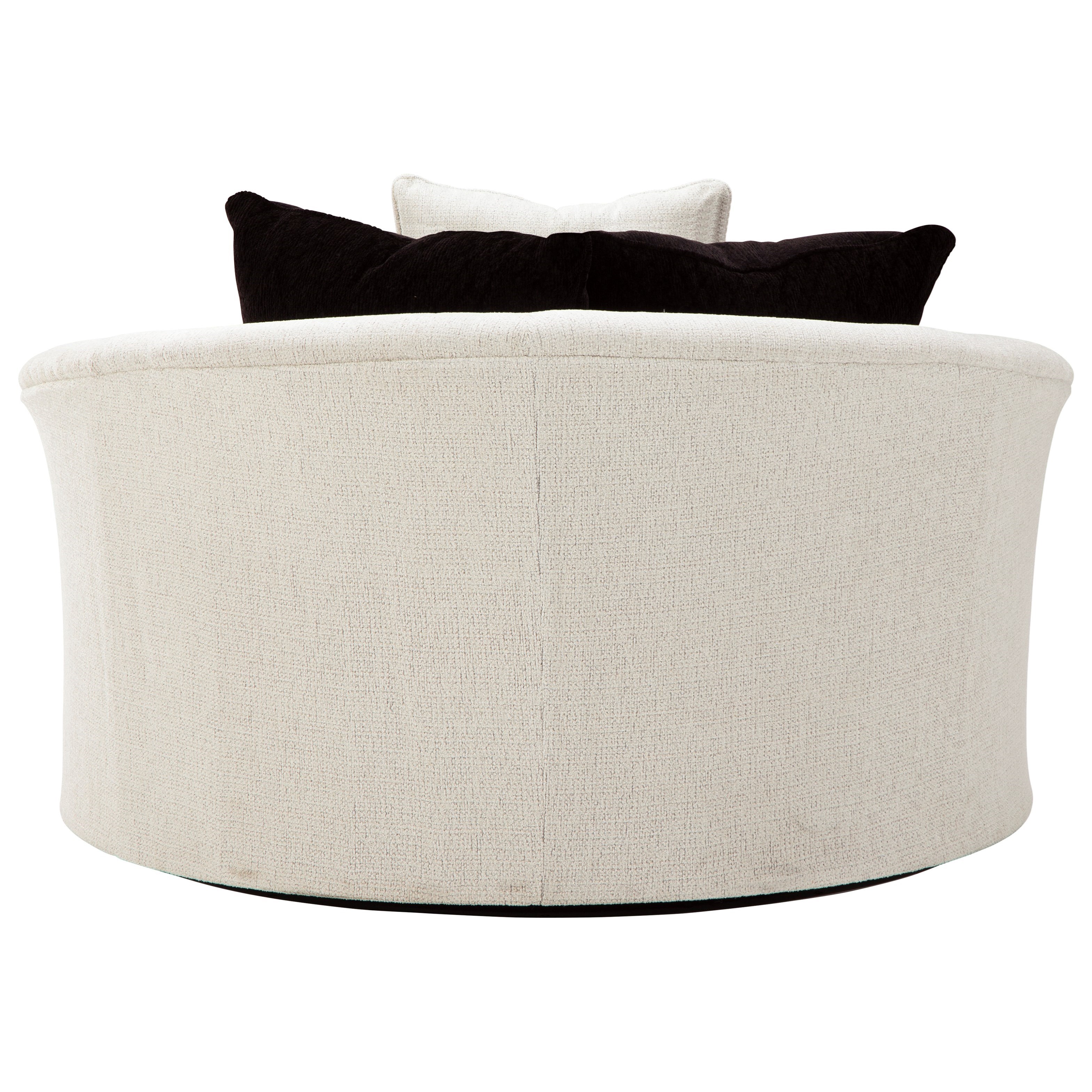 Ashley furniture oversized round swivel chair discount