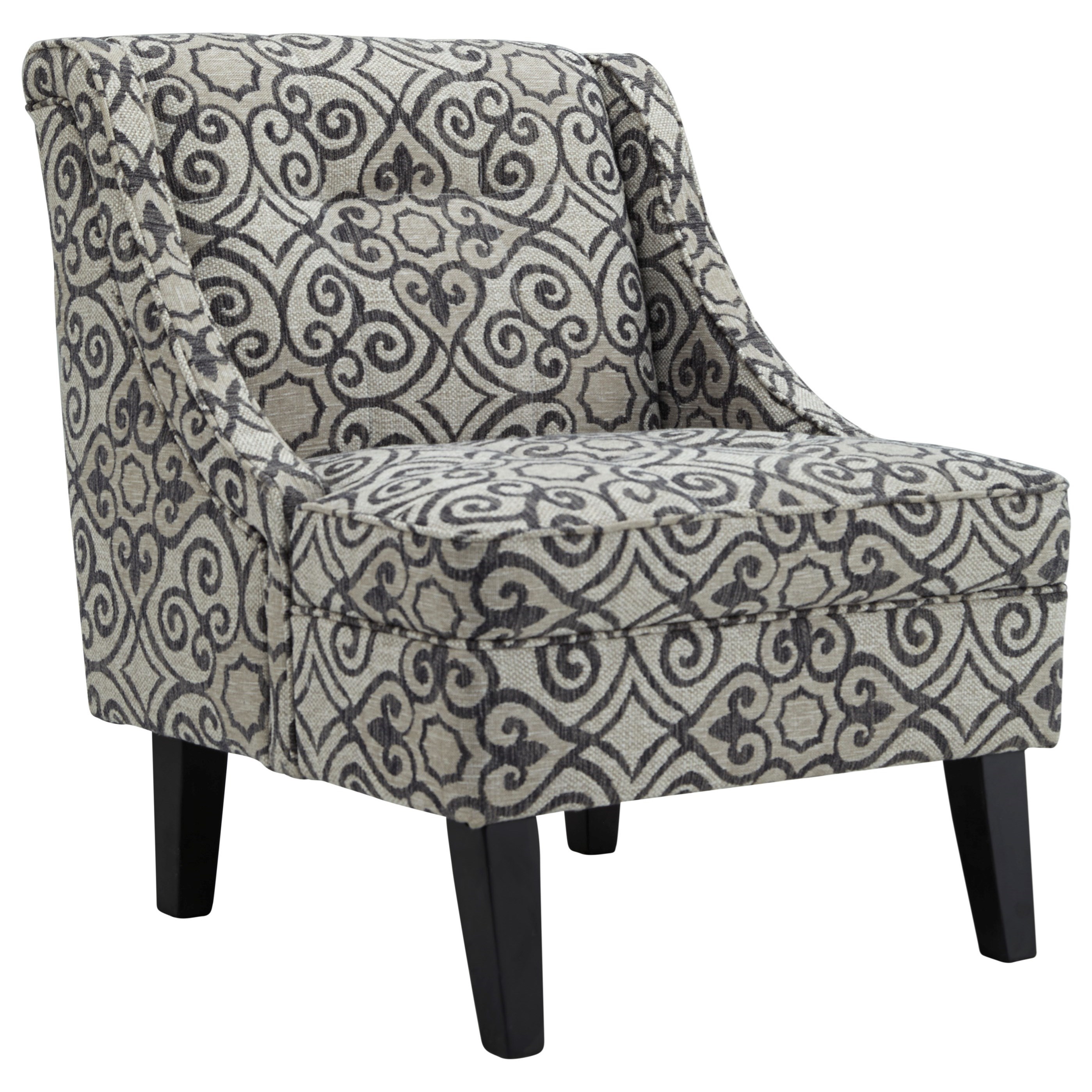 Printed fabric accent 2025 chairs