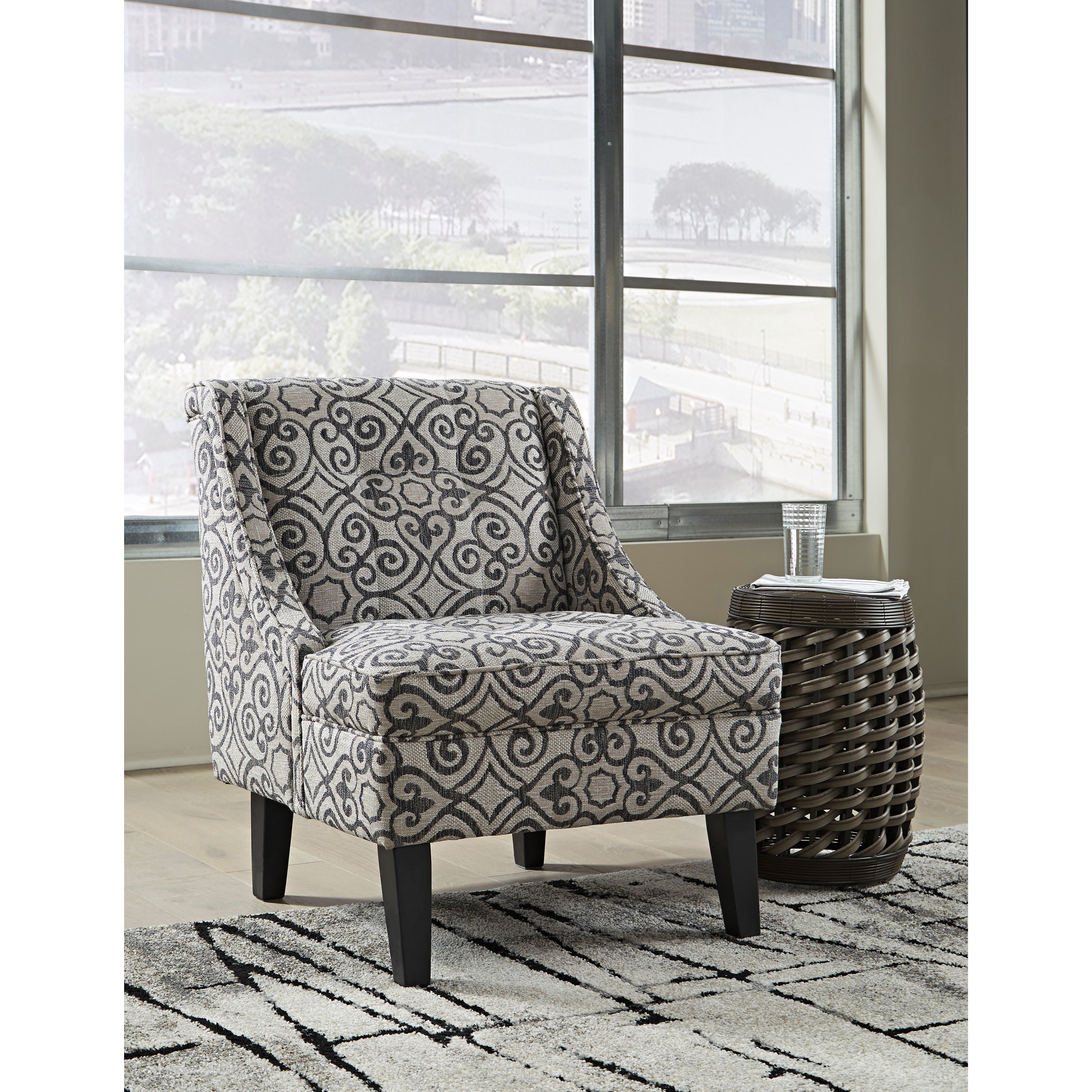 Gray and cream shop accent chairs