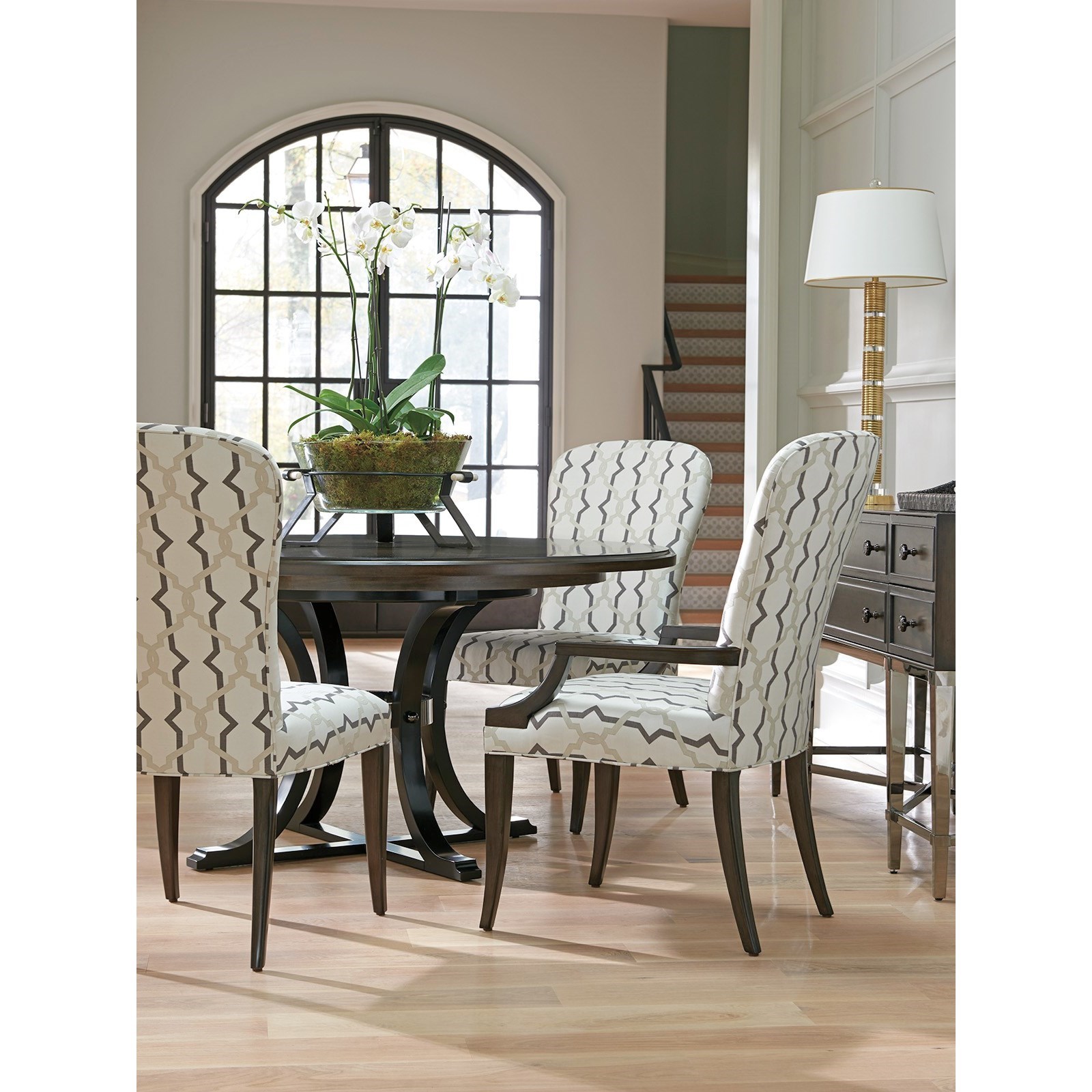 Custom fabric hotsell dining chairs