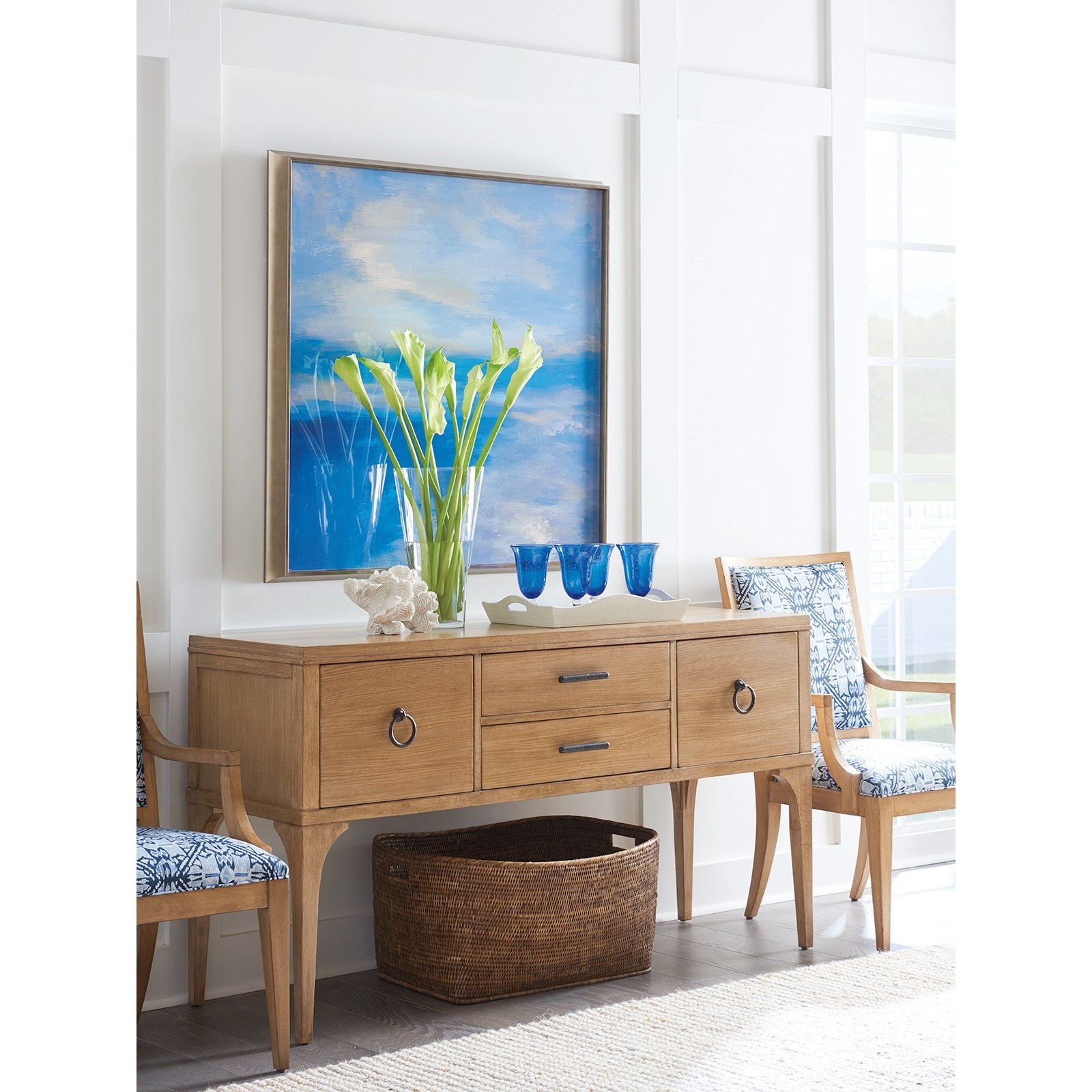 Barclay Butera Newport 920 869 Seaside Sideboard with Deep Drawers