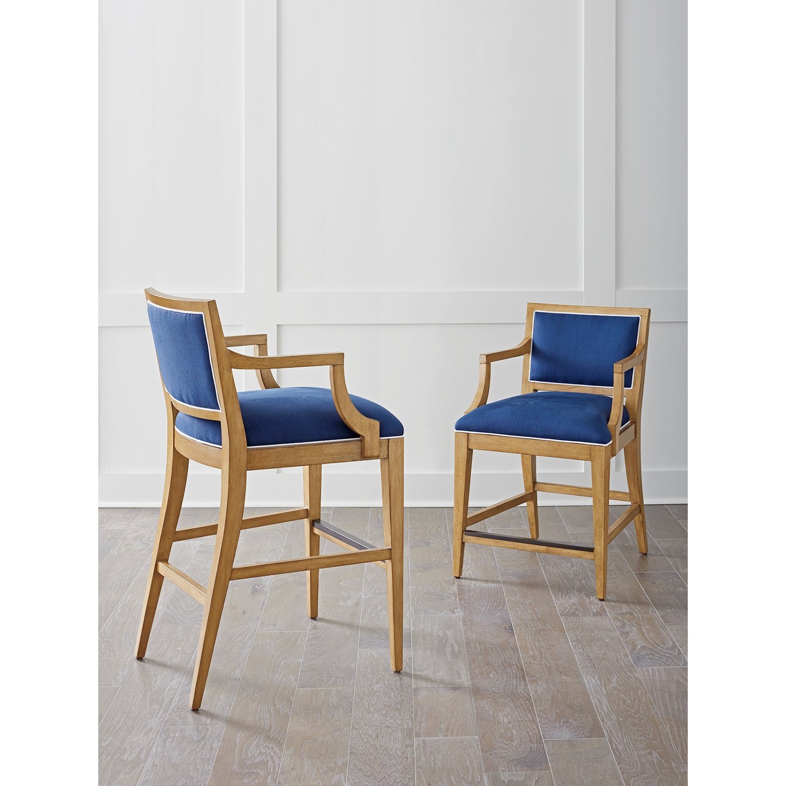 Custom fabric counter stools deals
