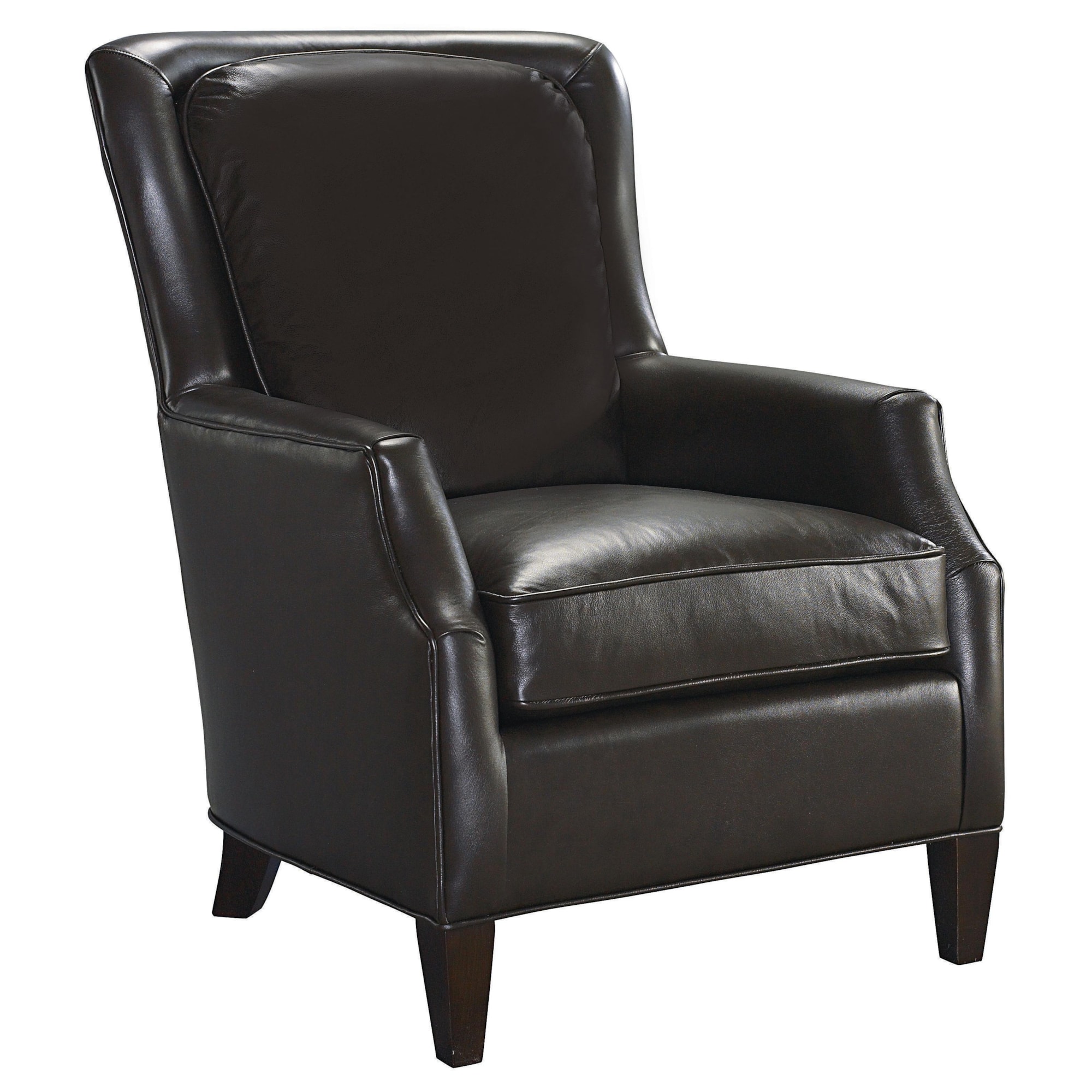 Bassett Kent 1951-02L Transitional Den Room Accent Chair | Wayside ...