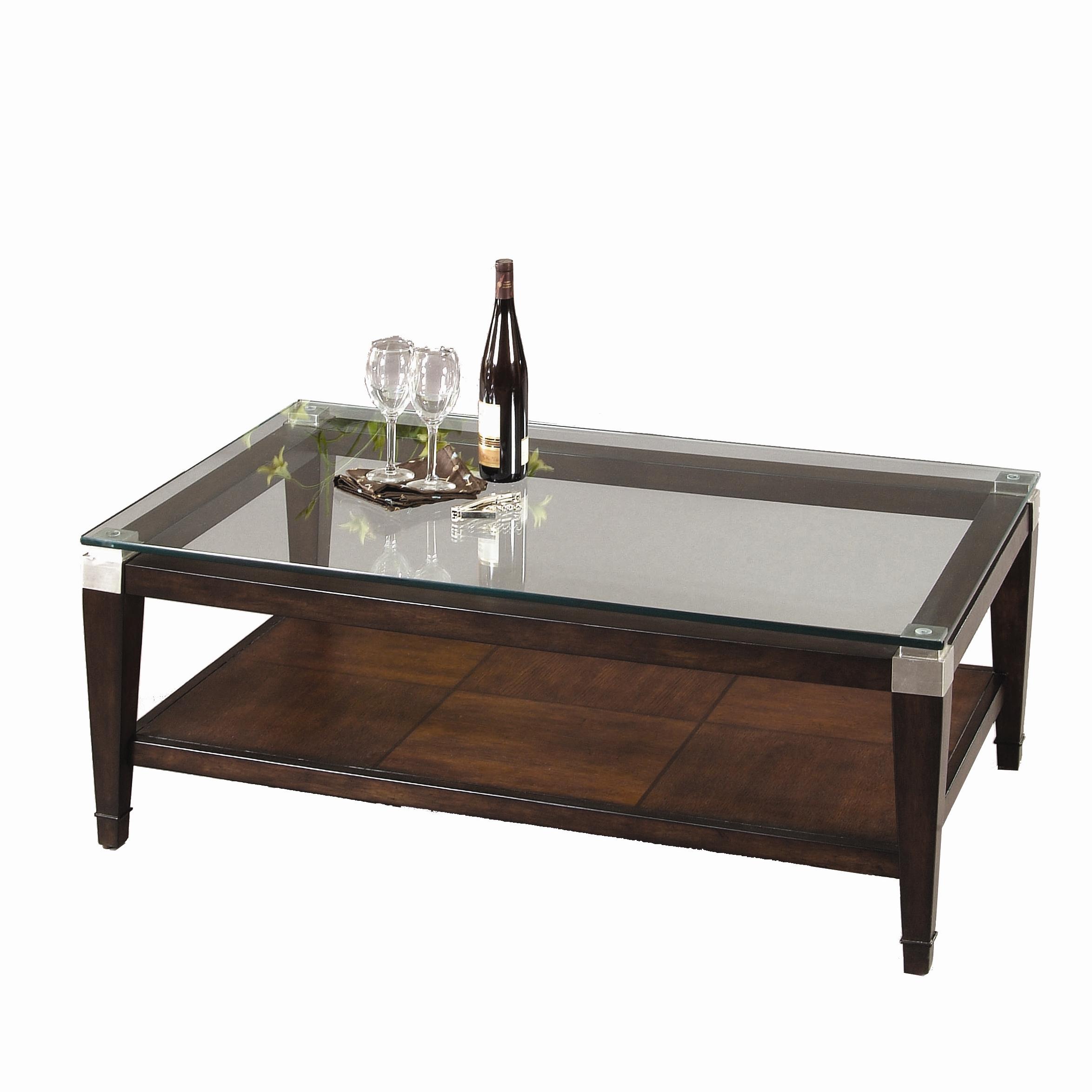 Dunhill glass shop coffee table