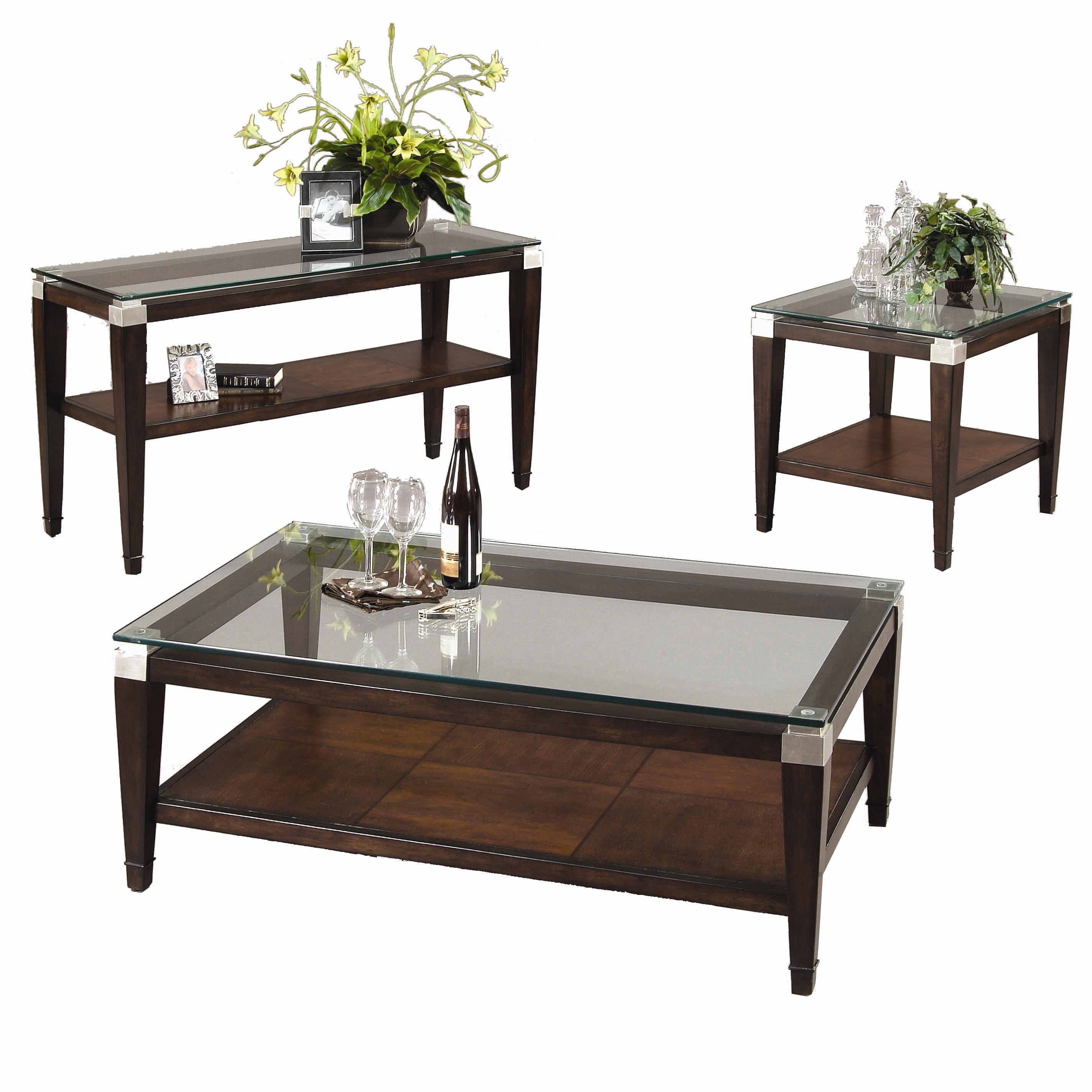 Dunhill glass shop coffee table