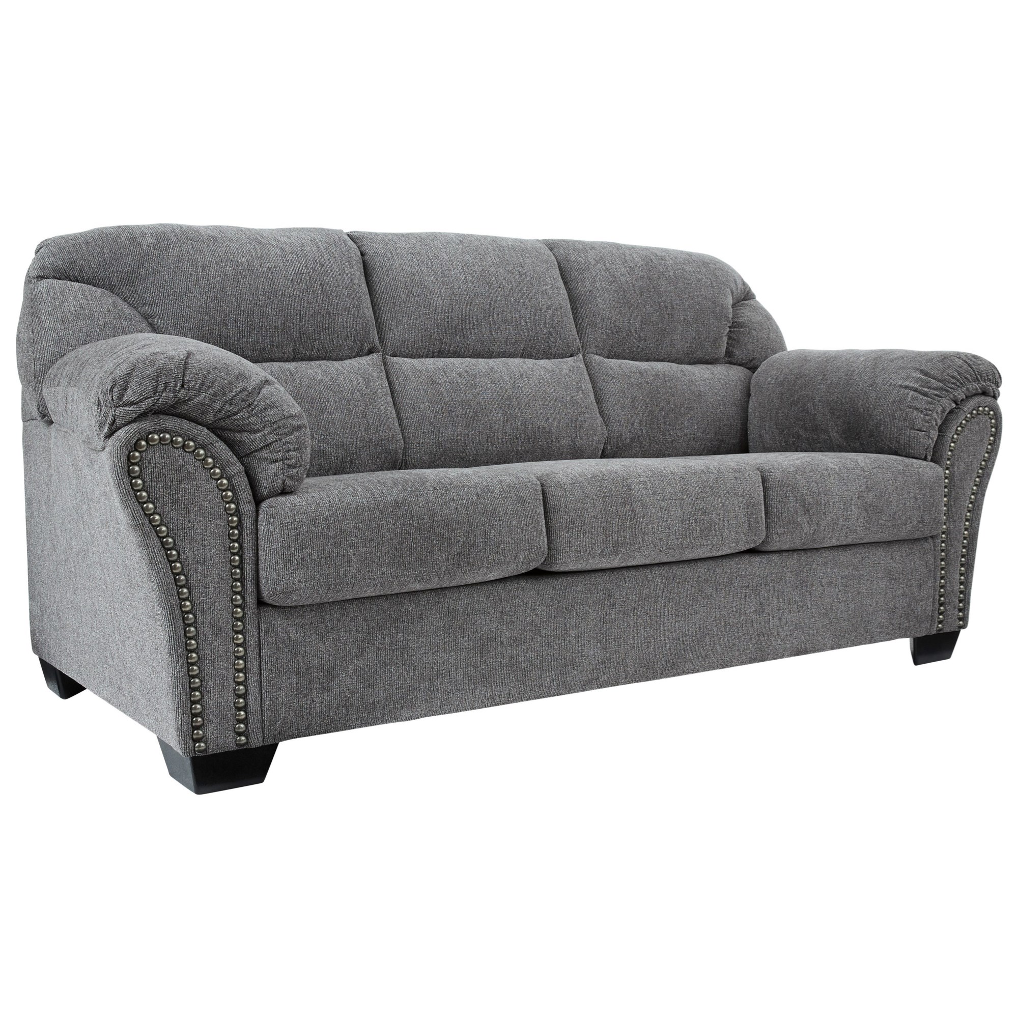 Benchcraft Allmaxx 2810538 Sofa with Pillow Arms and Nailhead Trim, Wayside Furniture & Mattress