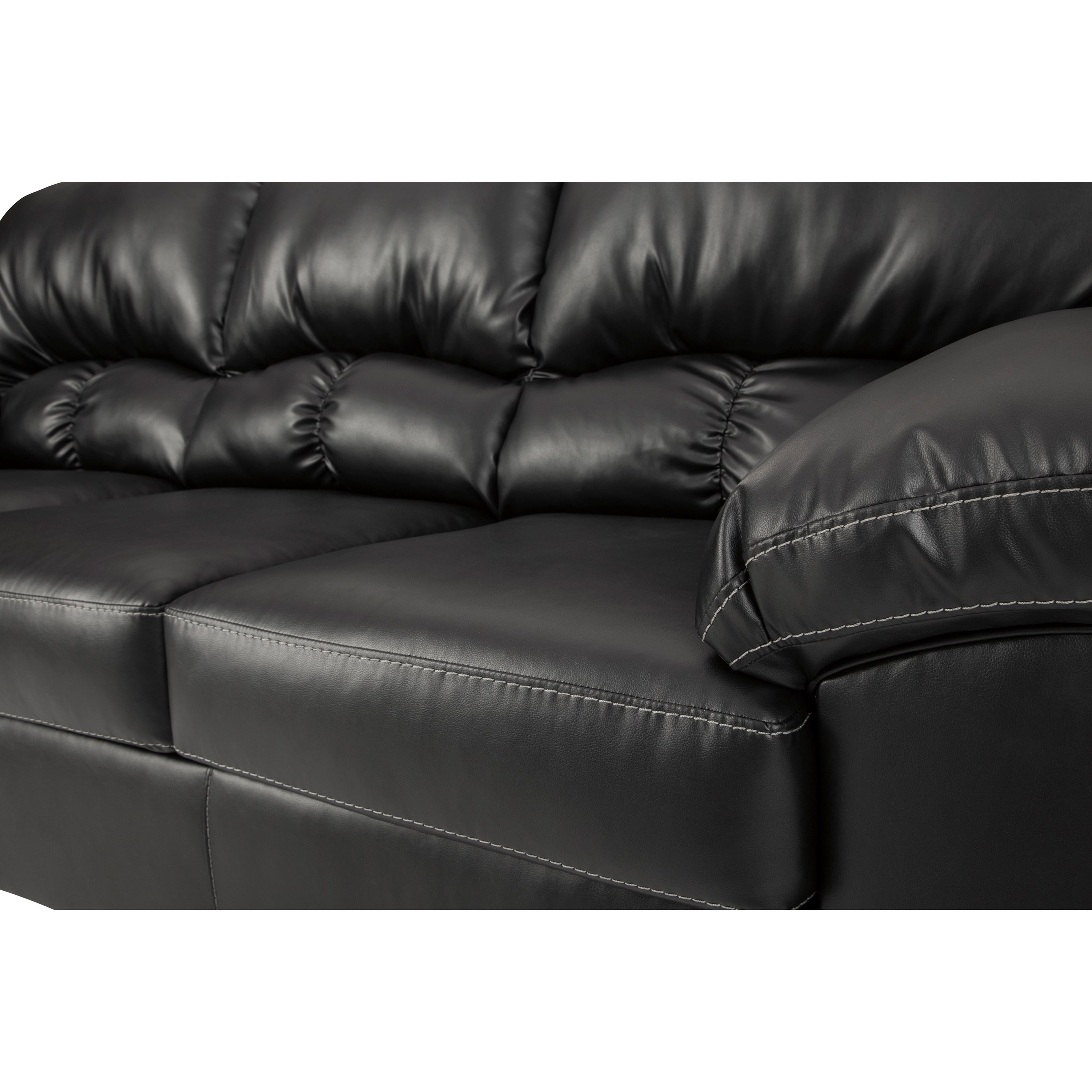 Benchcraft Brazoria 2470238 Casual Faux Leather Sofa Beds N Stuff Uph Stationary Sofas