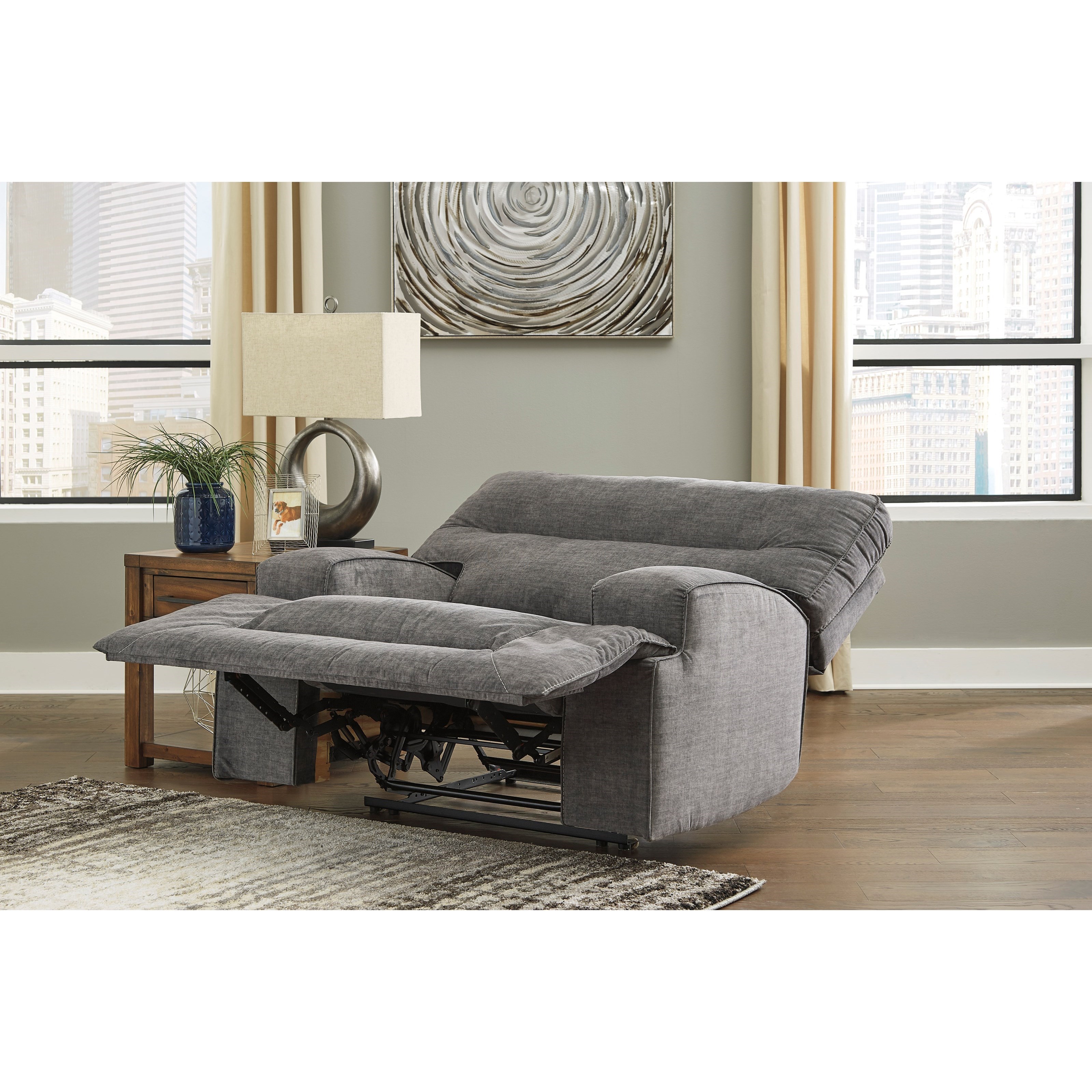 Wide seat on sale recliner