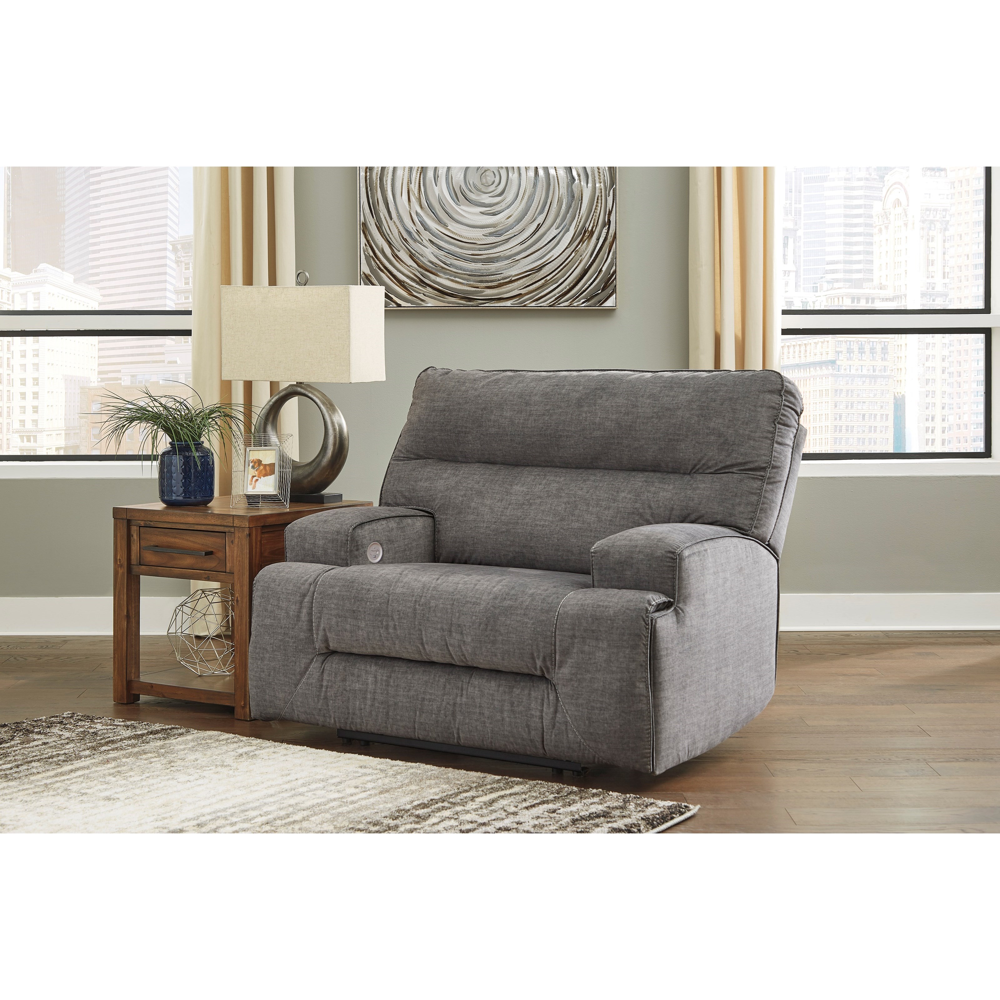 Wide seat power hotsell recliner