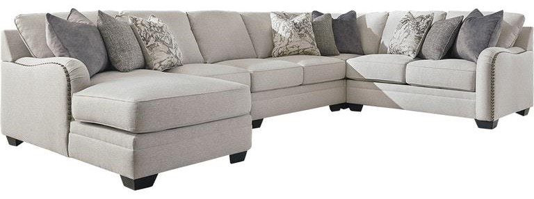 Benchcraft Dellara 32101S7 Casual 5 Piece Sectional with Left