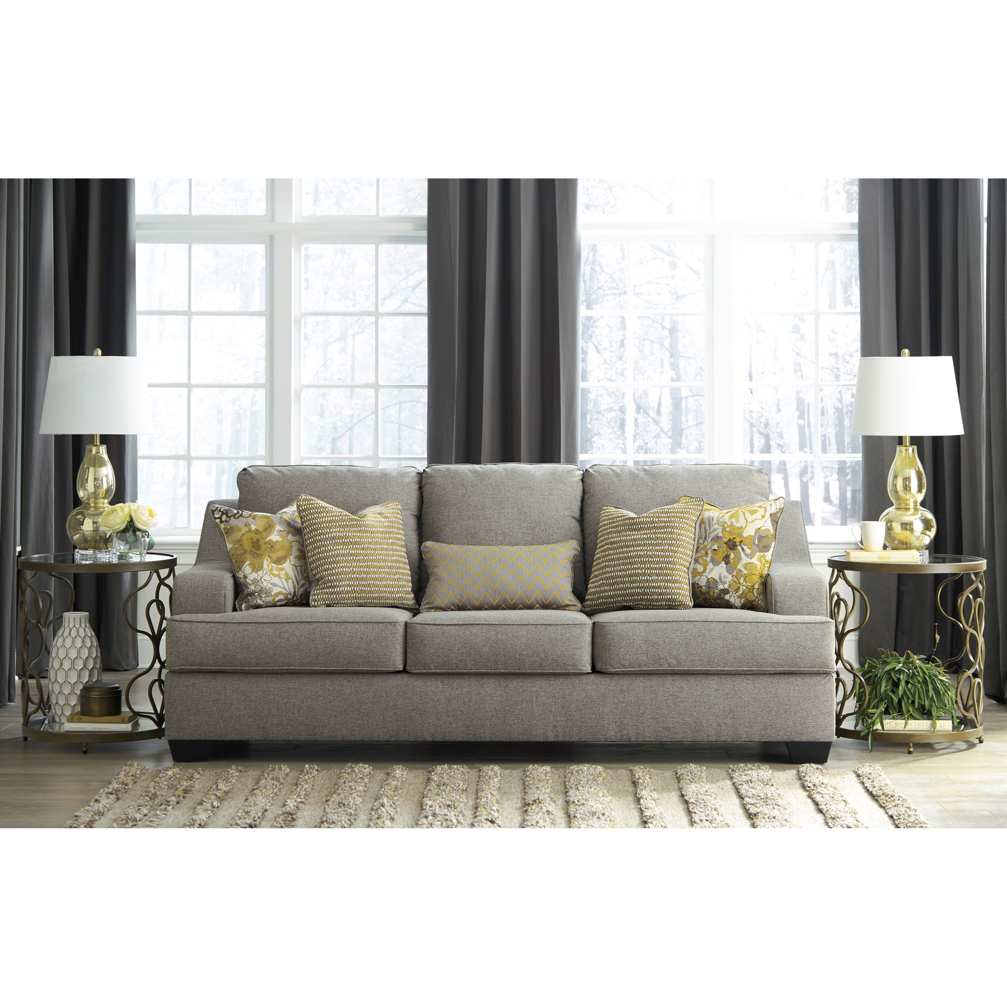 Benchcraft Mandee 9340439 Queen Sofa Sleeper with Contemporary