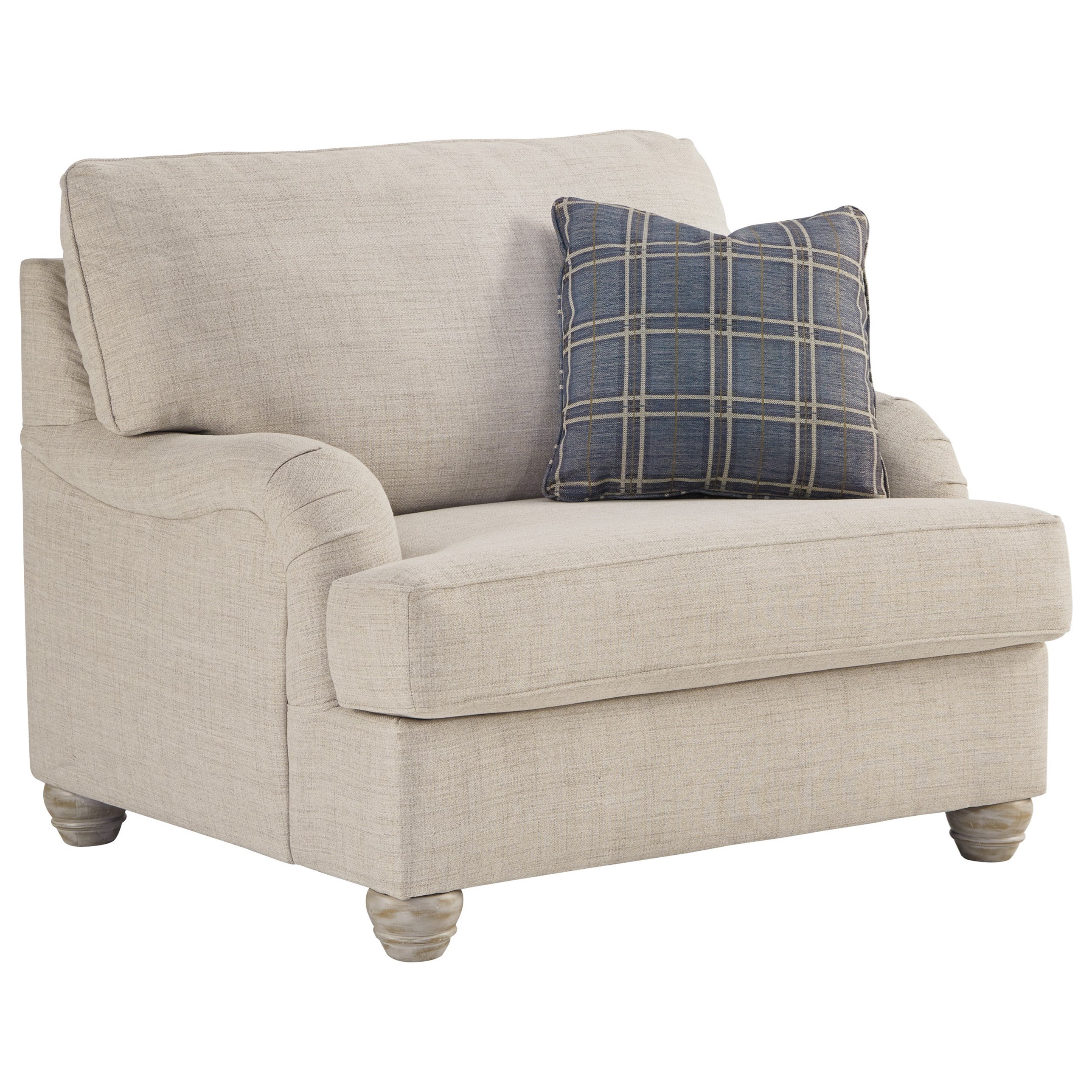 Patterned chair top and a half