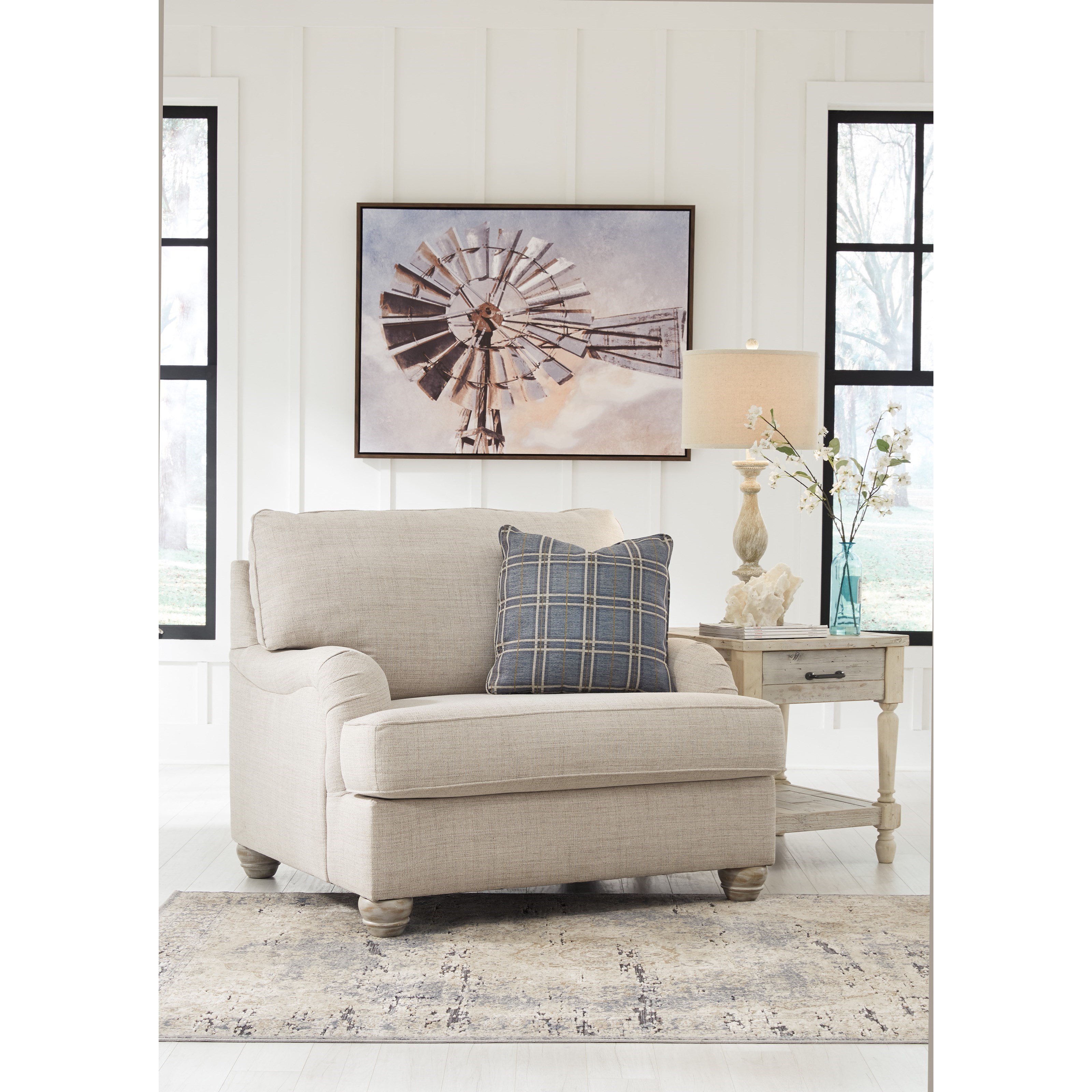 Chair and sales a half bed