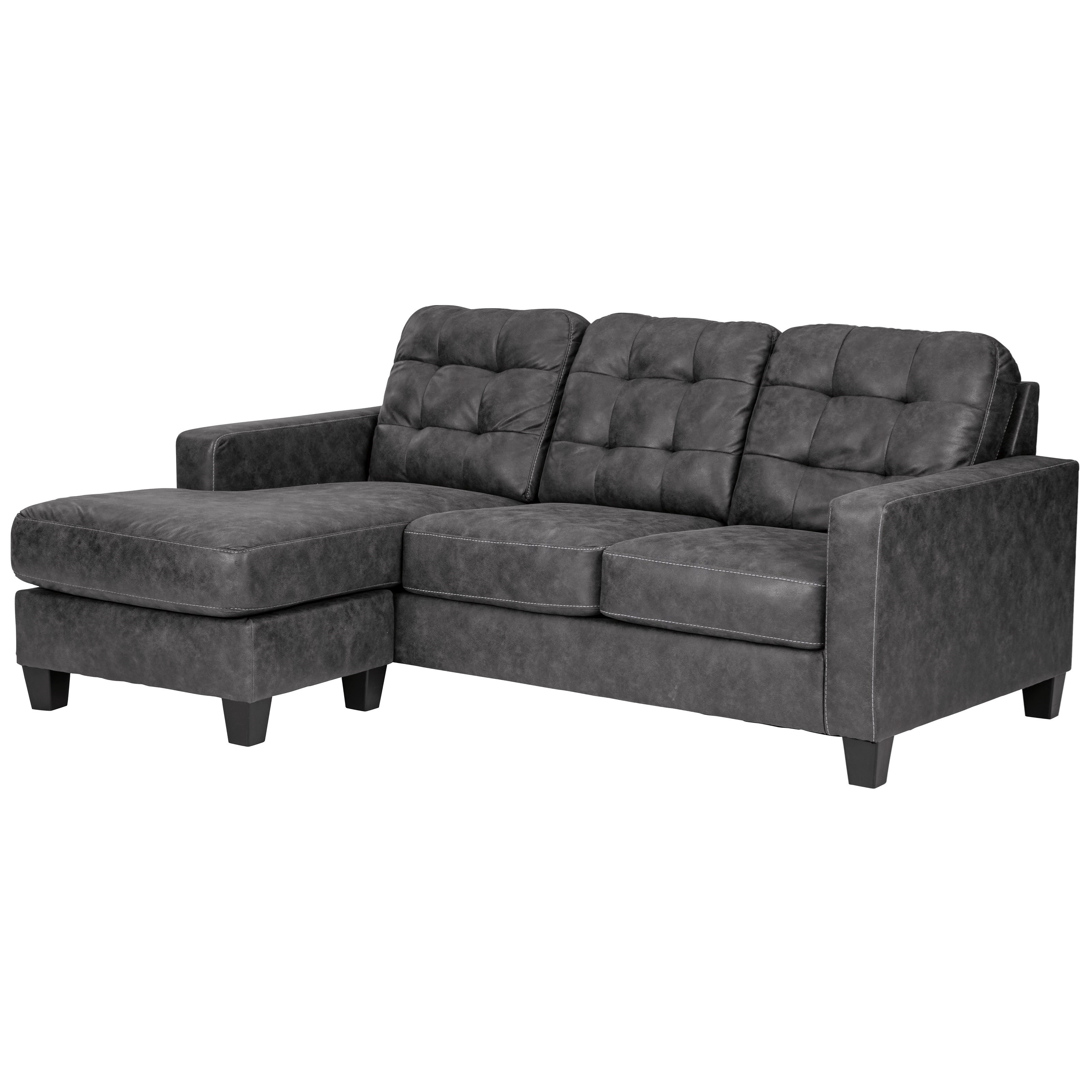 Venaldi gunmetal sofa on sale chaise