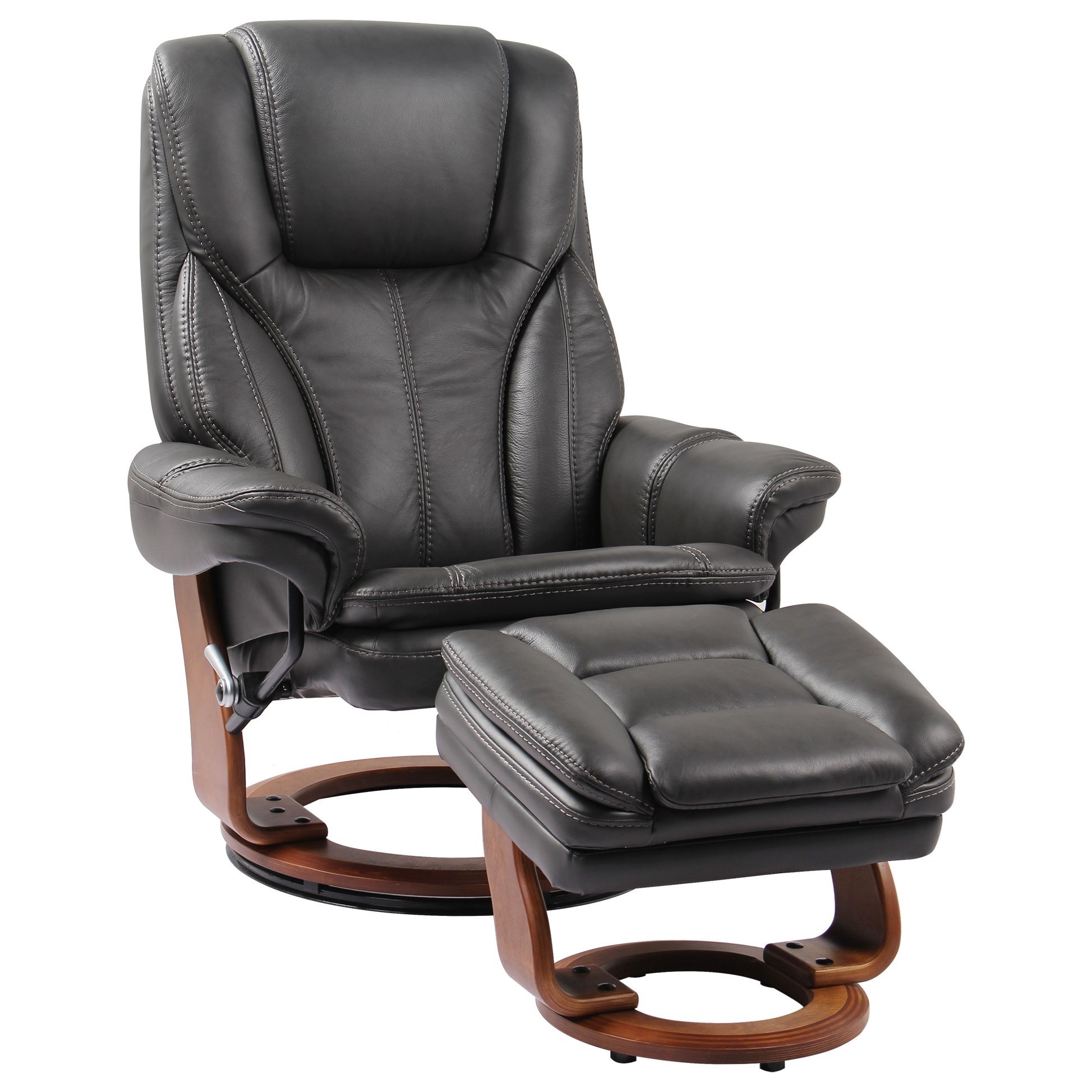 Busch manual recliner with ottoman deals