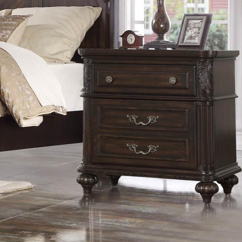 Dark cherry store nightstand cheap