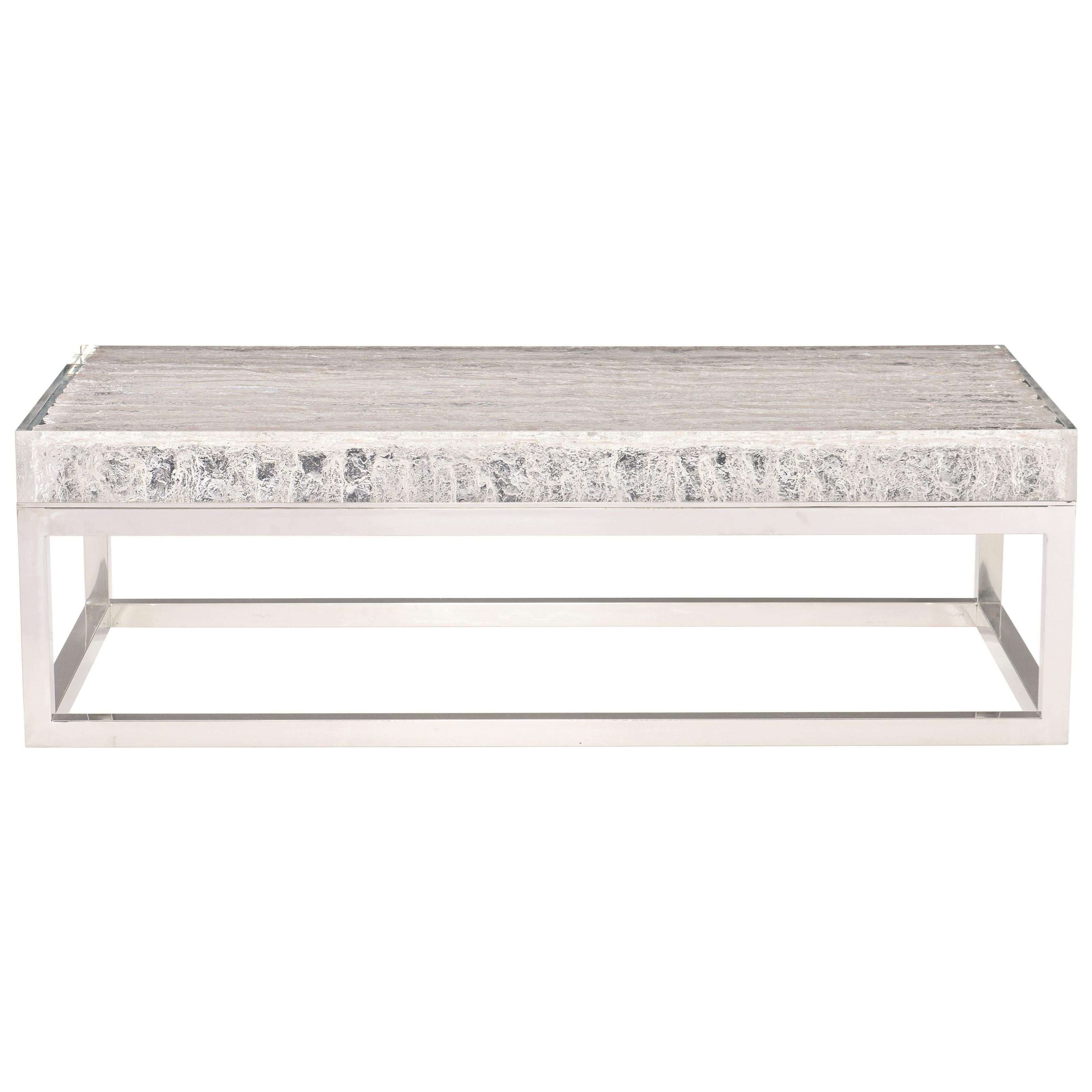 Bernhardt arctic console table top