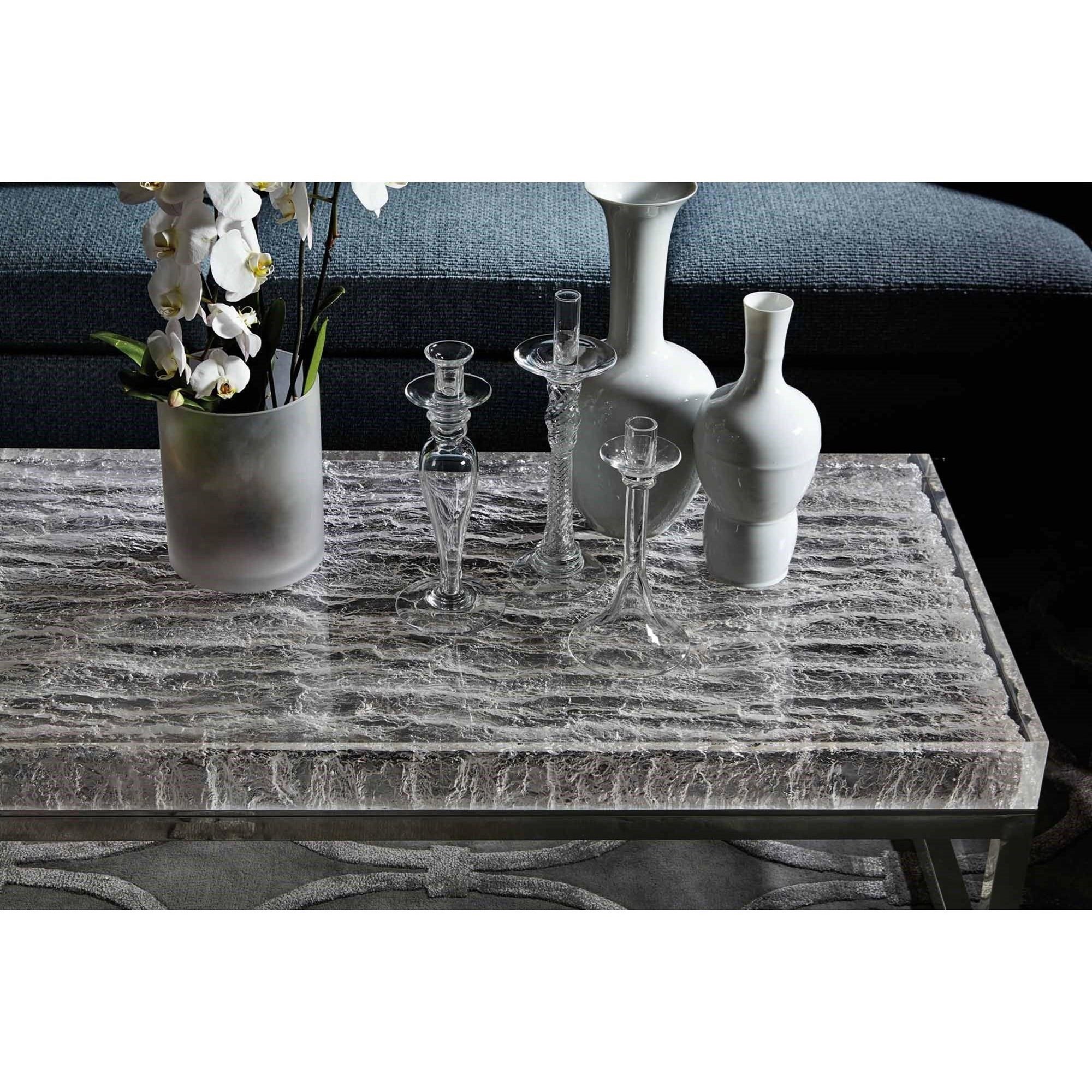 Bernhardt arctic console table deals