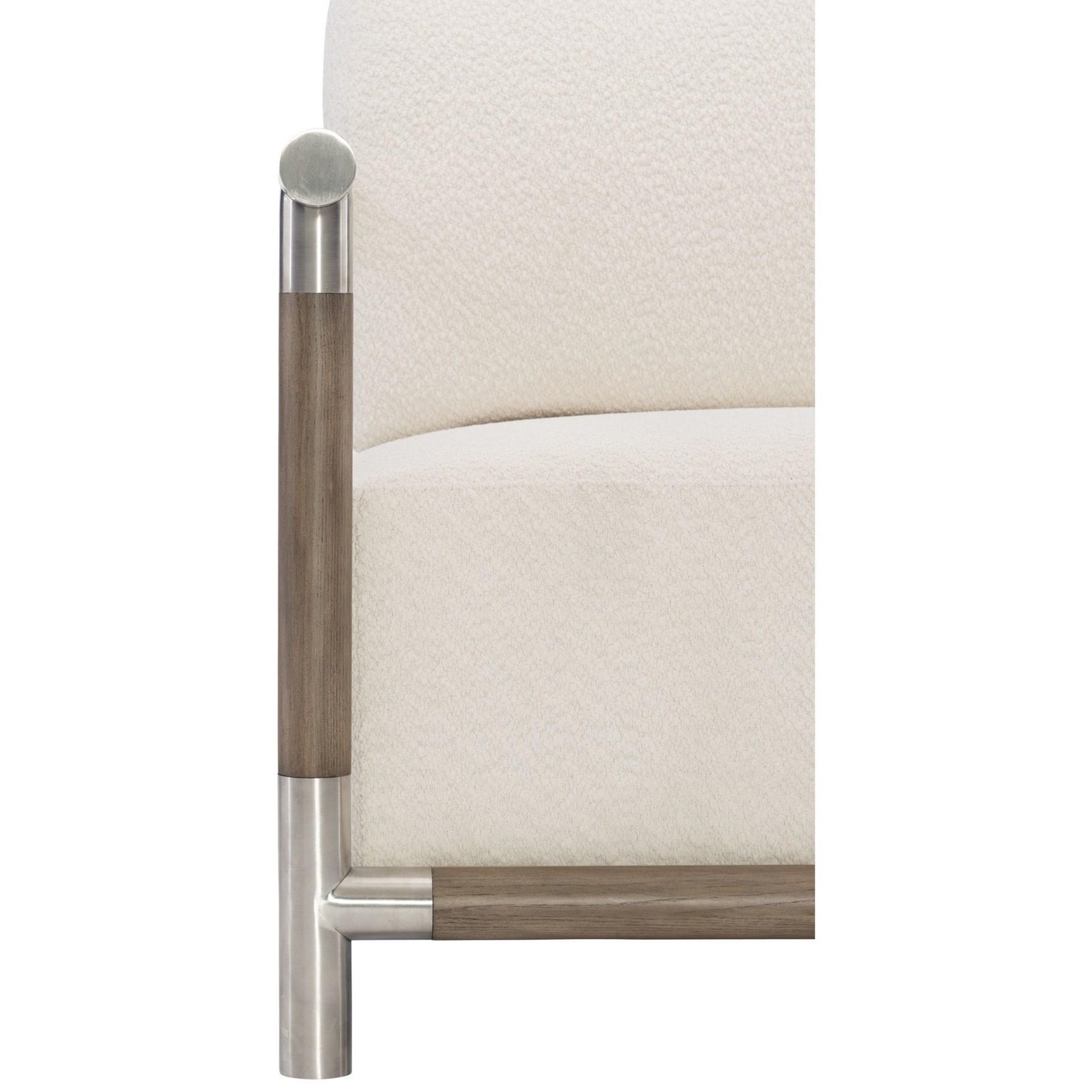 Contemporary white sales accent chair