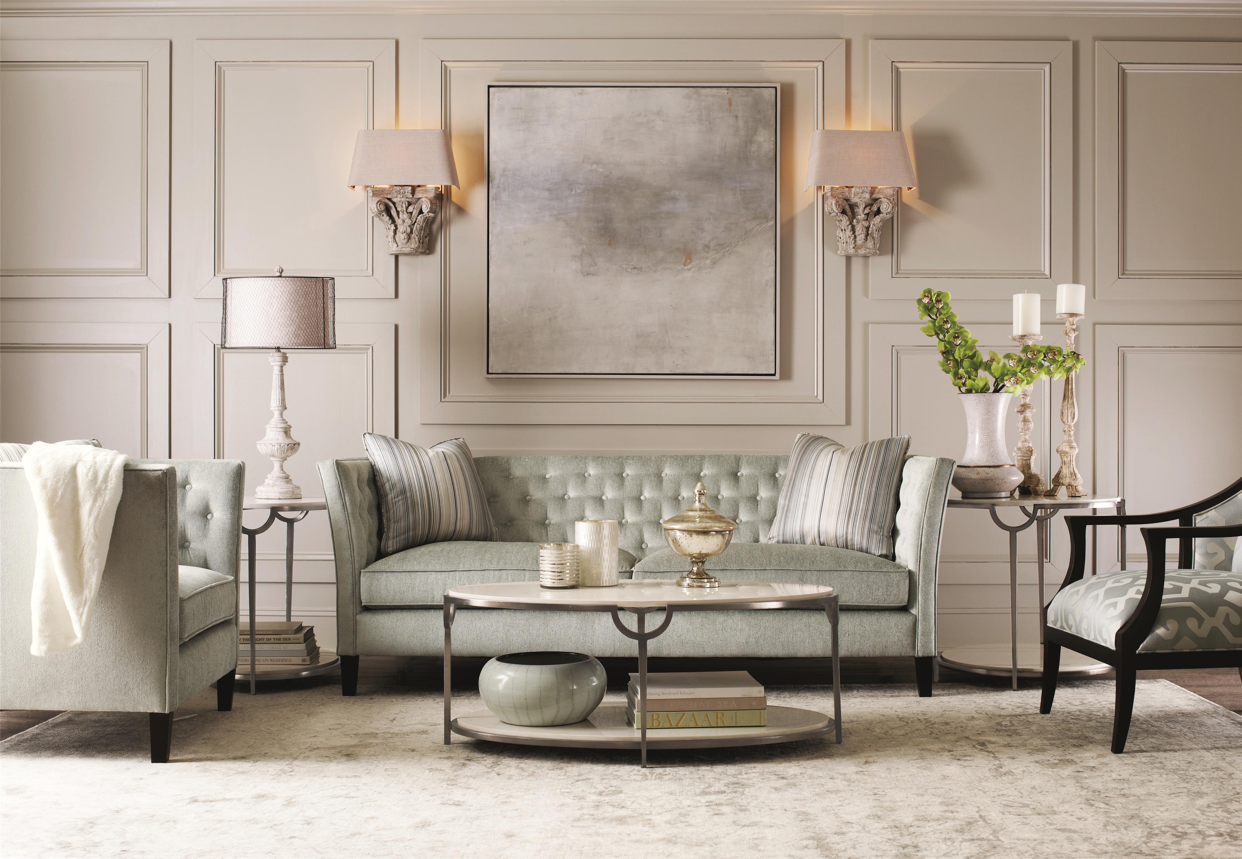 Bernhardt glass coffee sale table