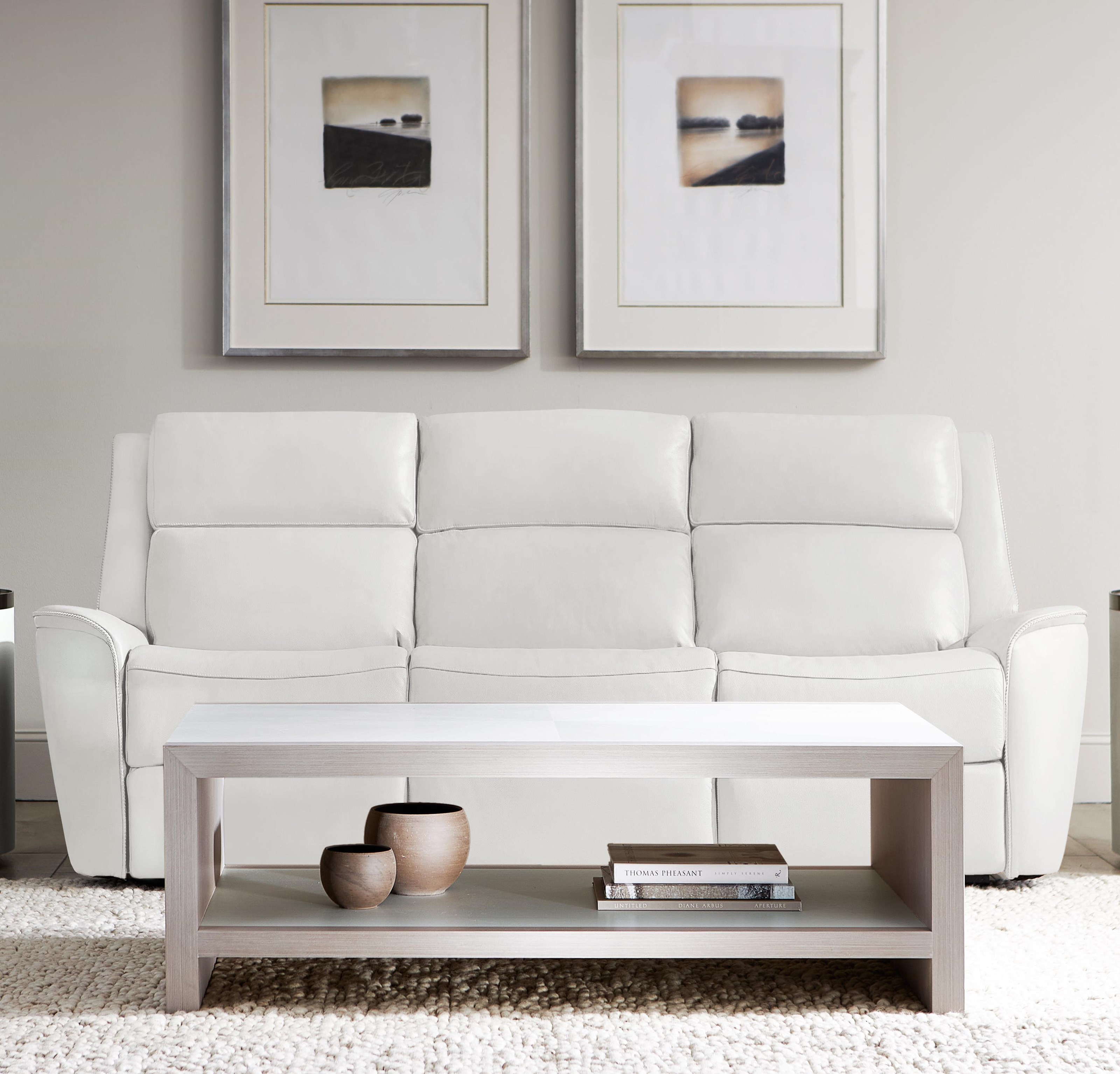 Bernhardt leather sofa recliner online