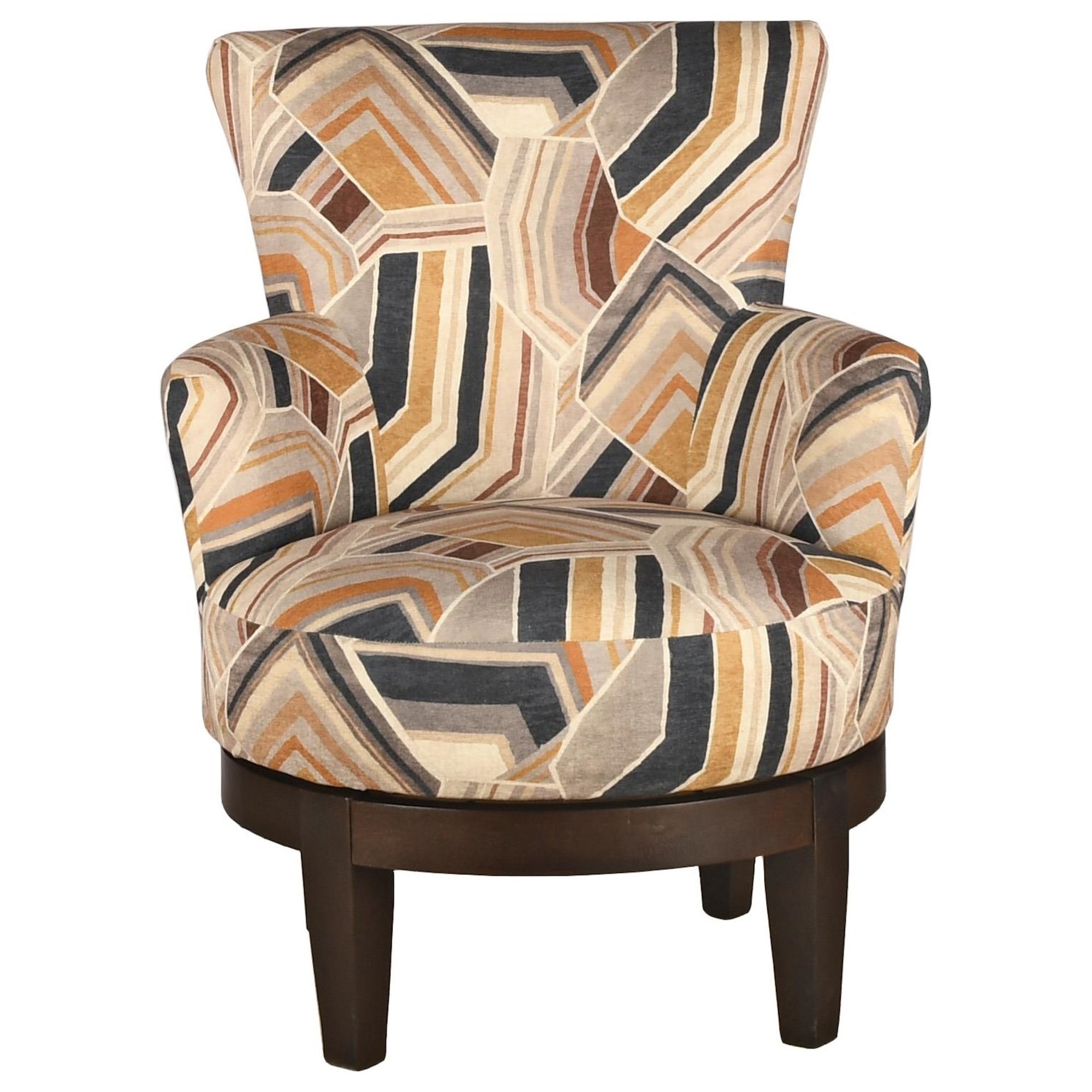 Bravo Furniture Justine Swivel Chair 1165454 Swivel Chair